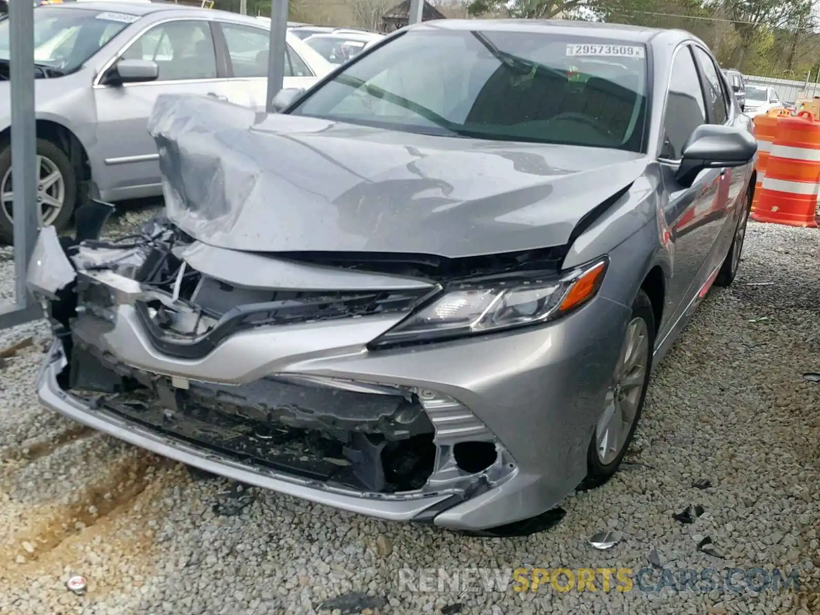 2 Photograph of a damaged car 4T1B11HK6KU691544 TOYOTA CAMRY 2019