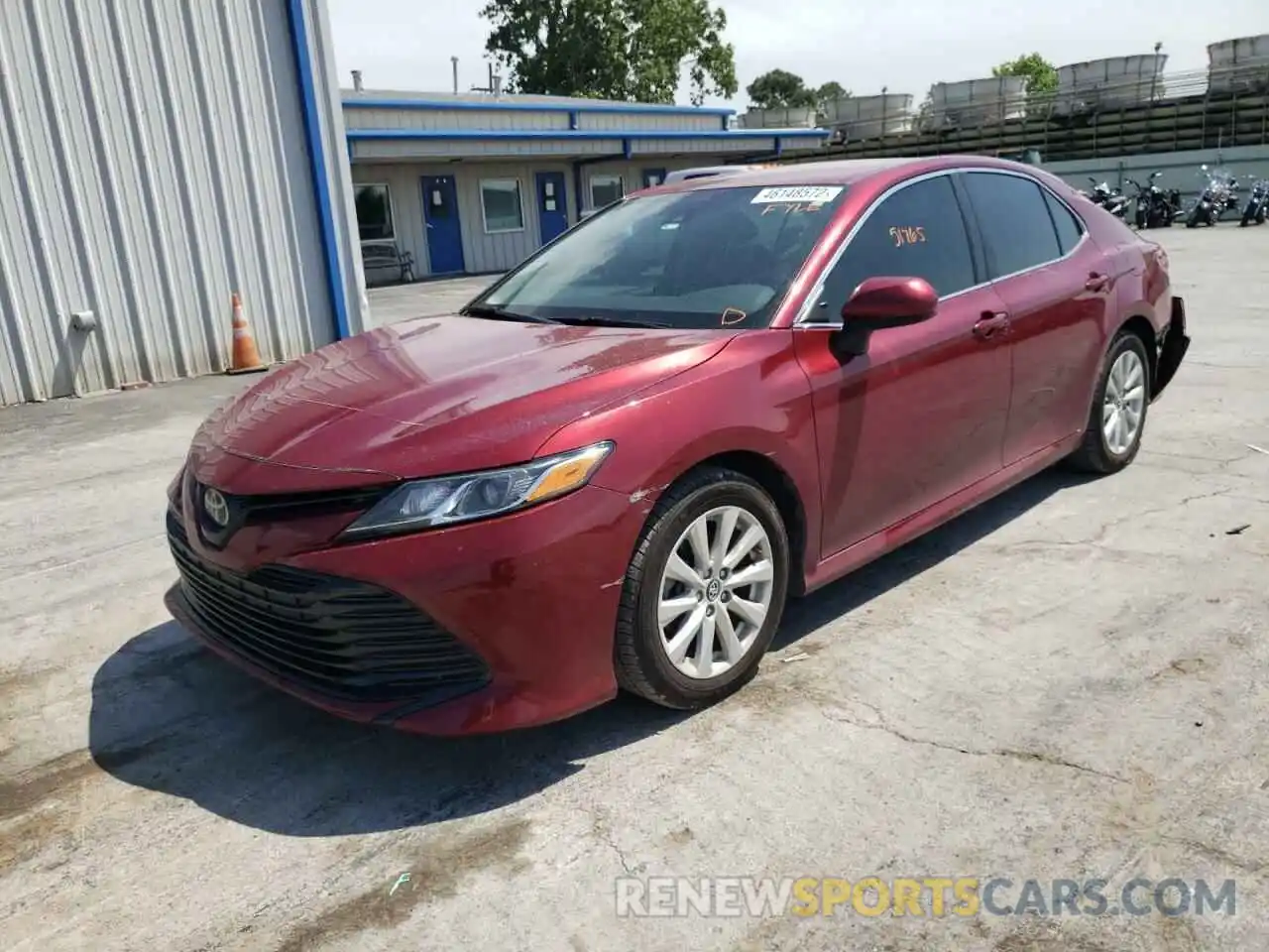 2 Photograph of a damaged car 4T1B11HK6KU691639 TOYOTA CAMRY 2019