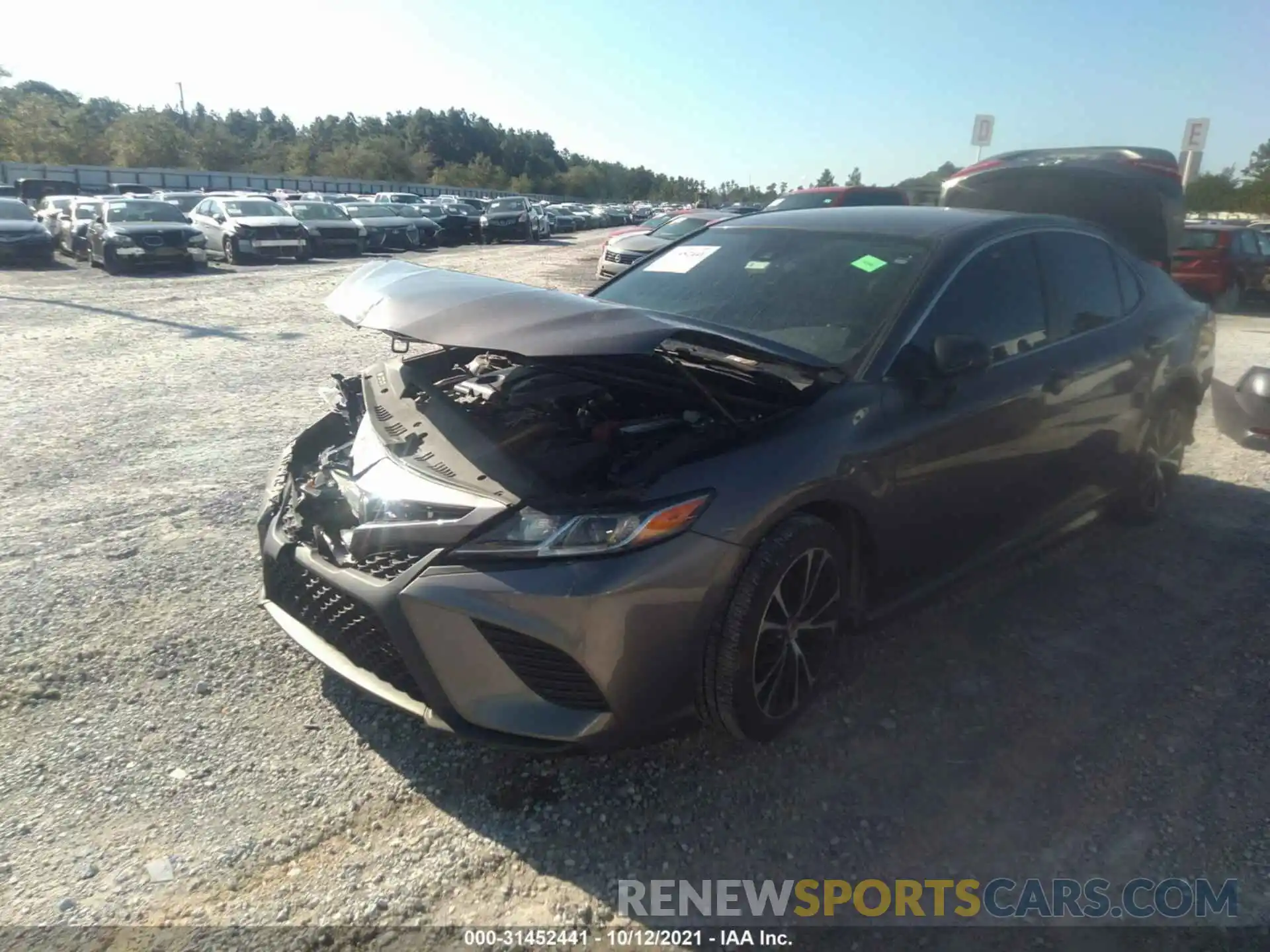 2 Photograph of a damaged car 4T1B11HK6KU692323 TOYOTA CAMRY 2019