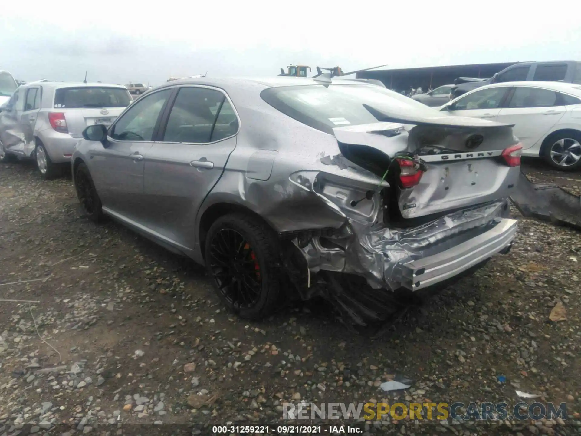 3 Photograph of a damaged car 4T1B11HK6KU693035 TOYOTA CAMRY 2019