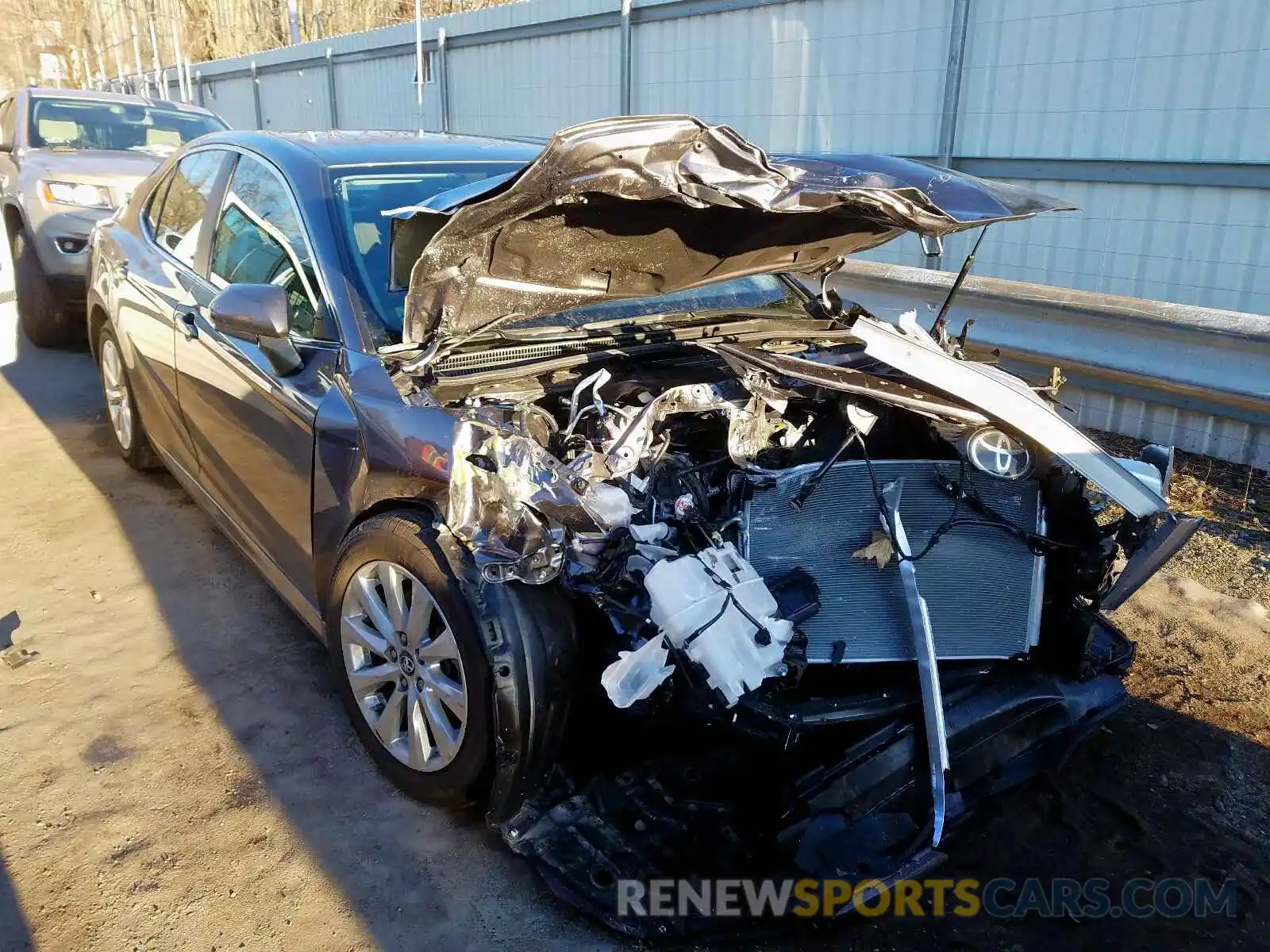 1 Photograph of a damaged car 4T1B11HK6KU693309 TOYOTA CAMRY 2019