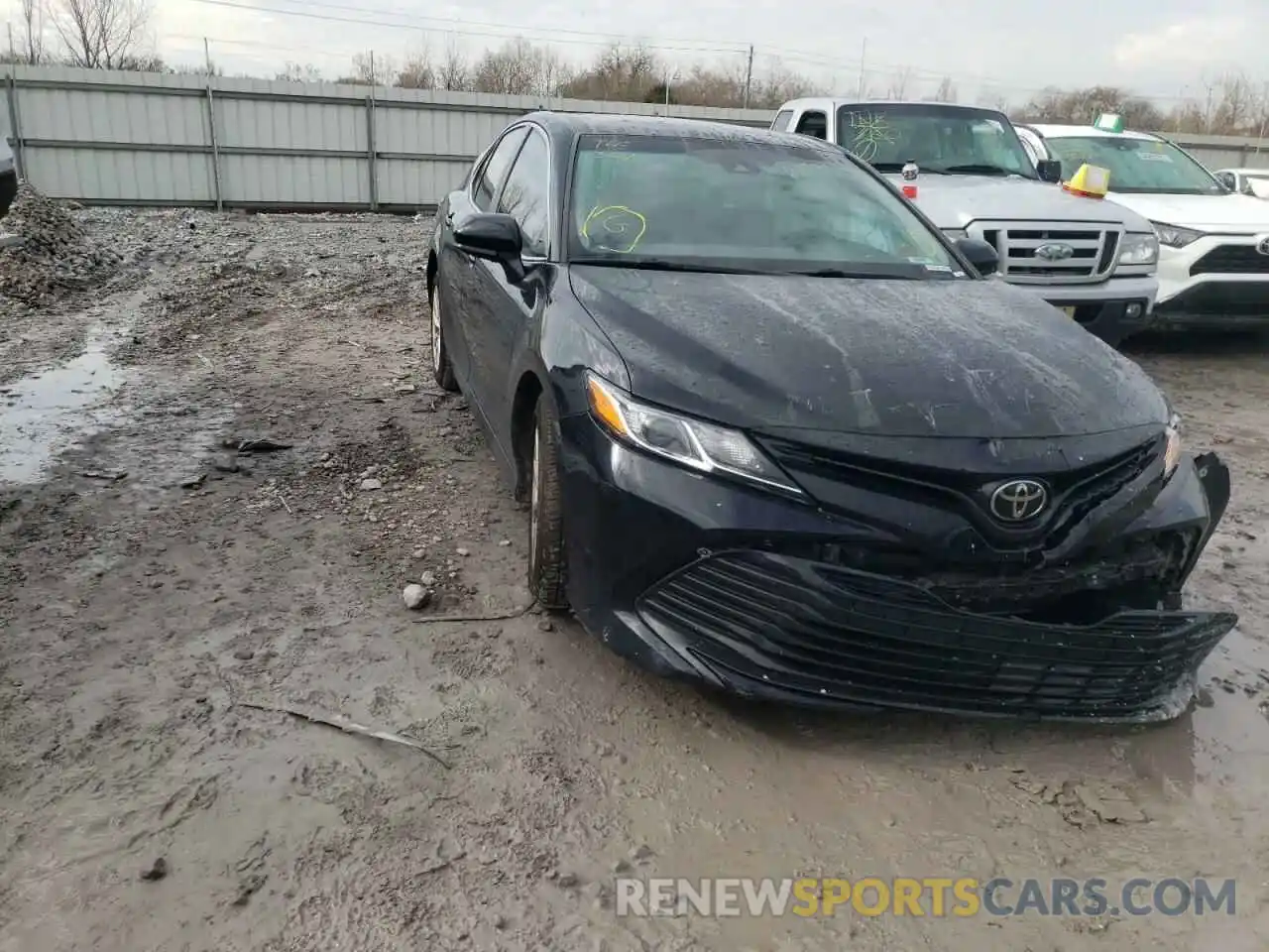 1 Photograph of a damaged car 4T1B11HK6KU696503 TOYOTA CAMRY 2019