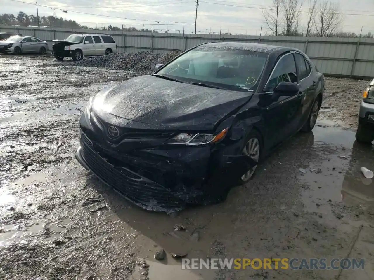 2 Photograph of a damaged car 4T1B11HK6KU696503 TOYOTA CAMRY 2019