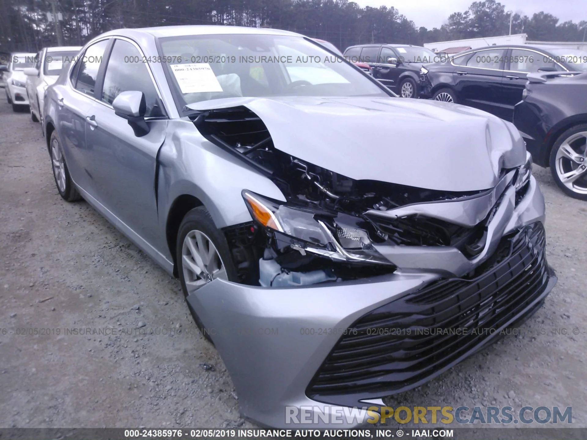 1 Photograph of a damaged car 4T1B11HK6KU698557 TOYOTA CAMRY 2019