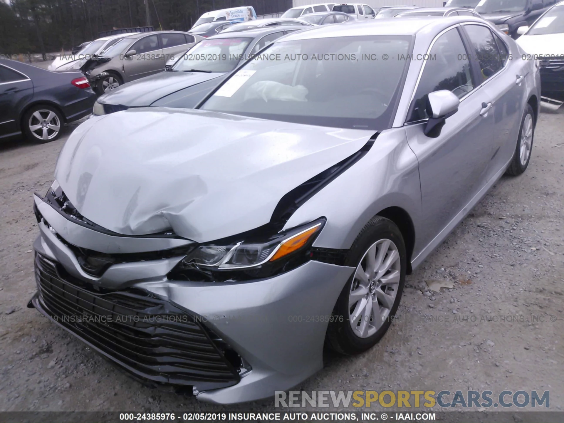 2 Photograph of a damaged car 4T1B11HK6KU698557 TOYOTA CAMRY 2019