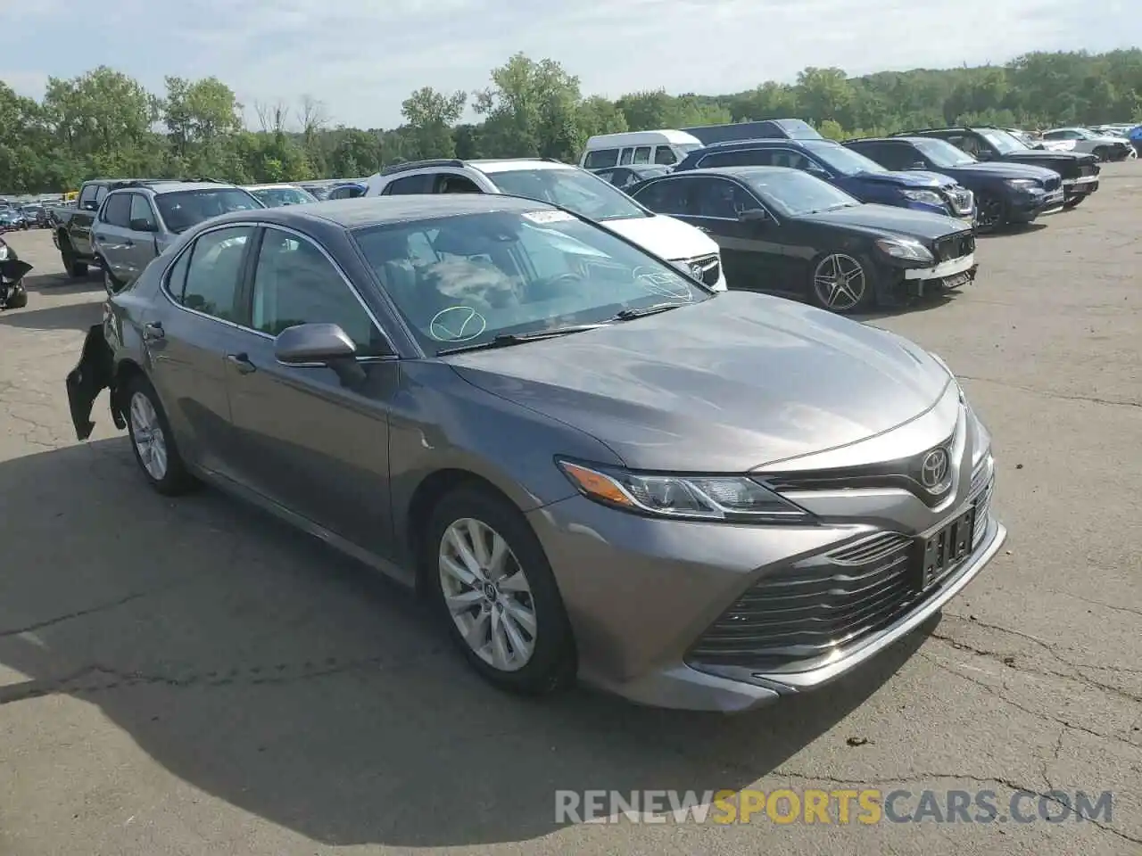 1 Photograph of a damaged car 4T1B11HK6KU700923 TOYOTA CAMRY 2019