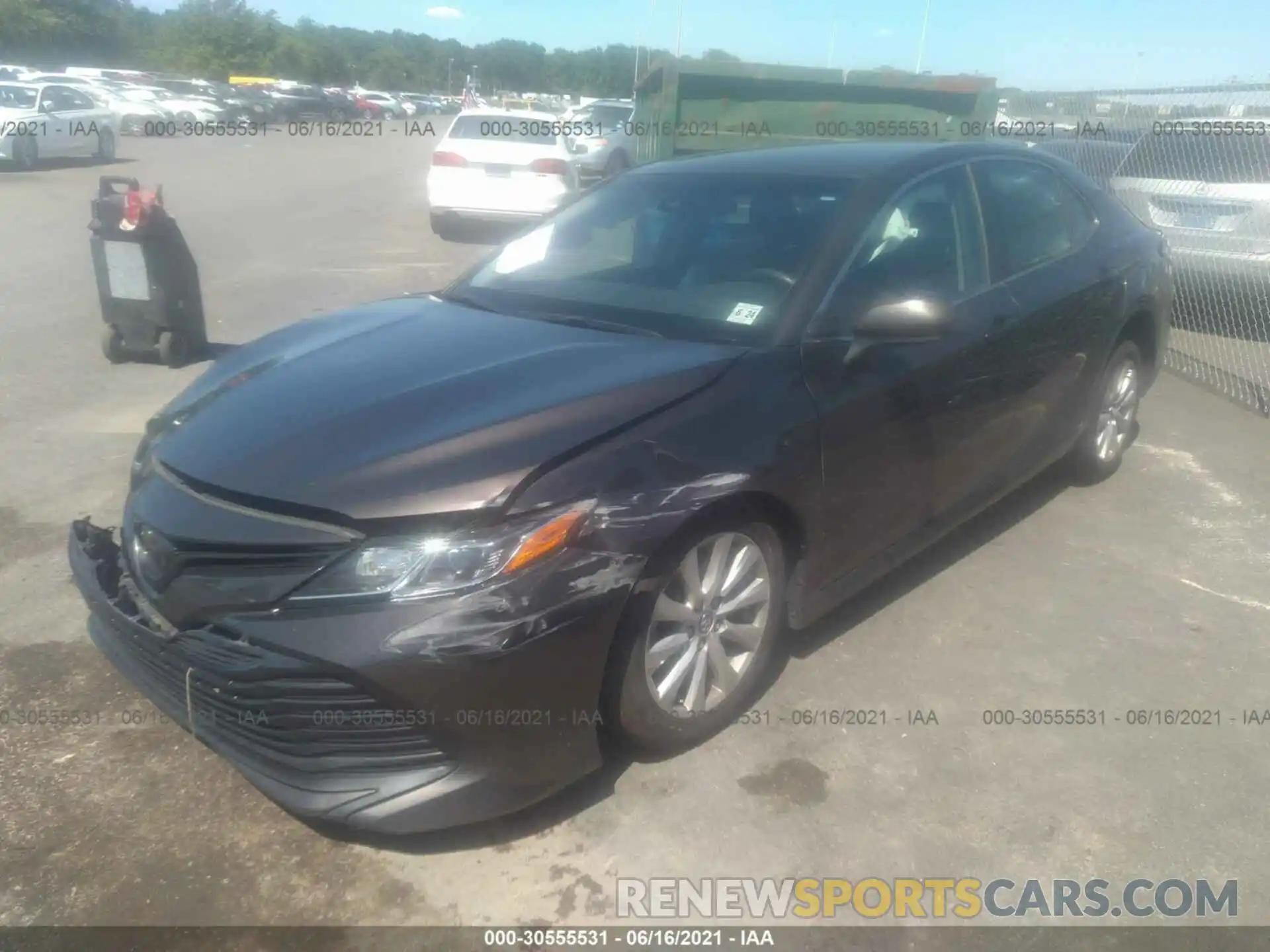 2 Photograph of a damaged car 4T1B11HK6KU702994 TOYOTA CAMRY 2019