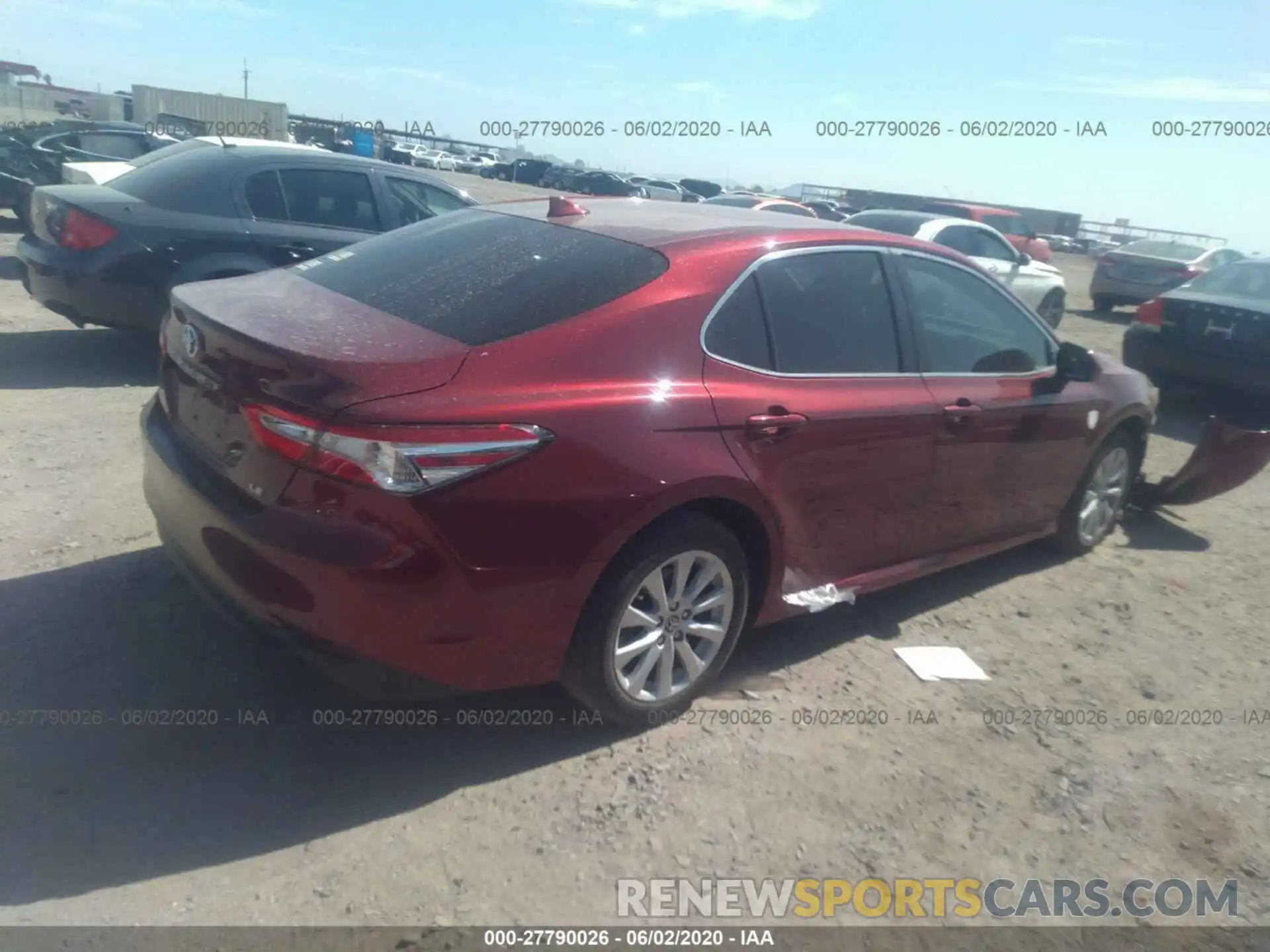 4 Photograph of a damaged car 4T1B11HK6KU703255 TOYOTA CAMRY 2019