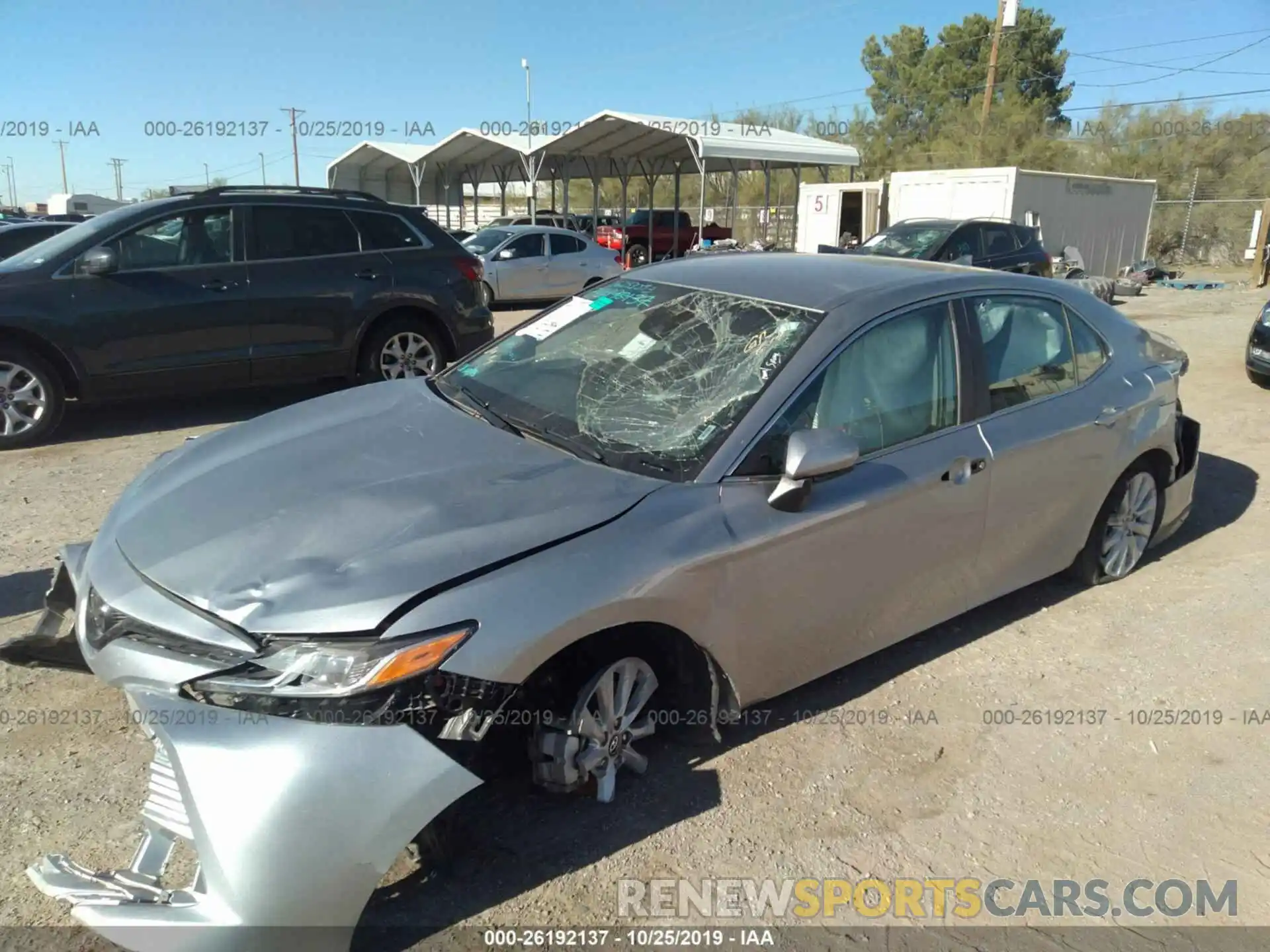 2 Photograph of a damaged car 4T1B11HK6KU705054 TOYOTA CAMRY 2019