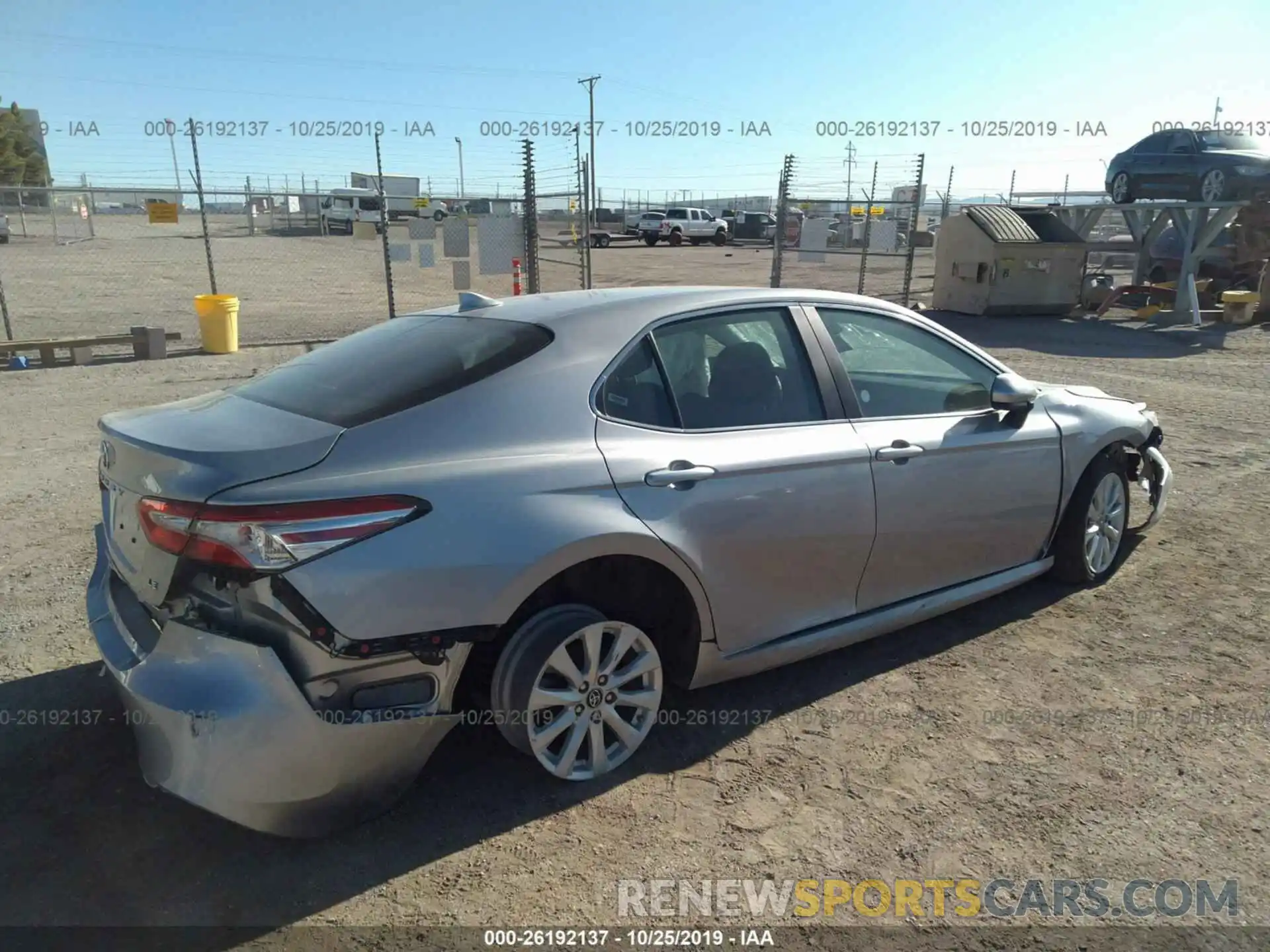 4 Photograph of a damaged car 4T1B11HK6KU705054 TOYOTA CAMRY 2019