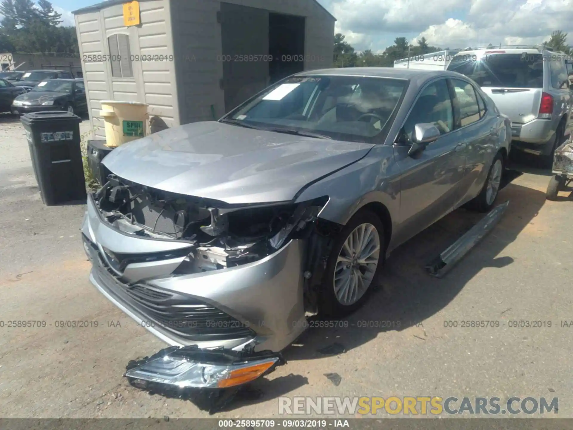 2 Photograph of a damaged car 4T1B11HK6KU706785 TOYOTA CAMRY 2019