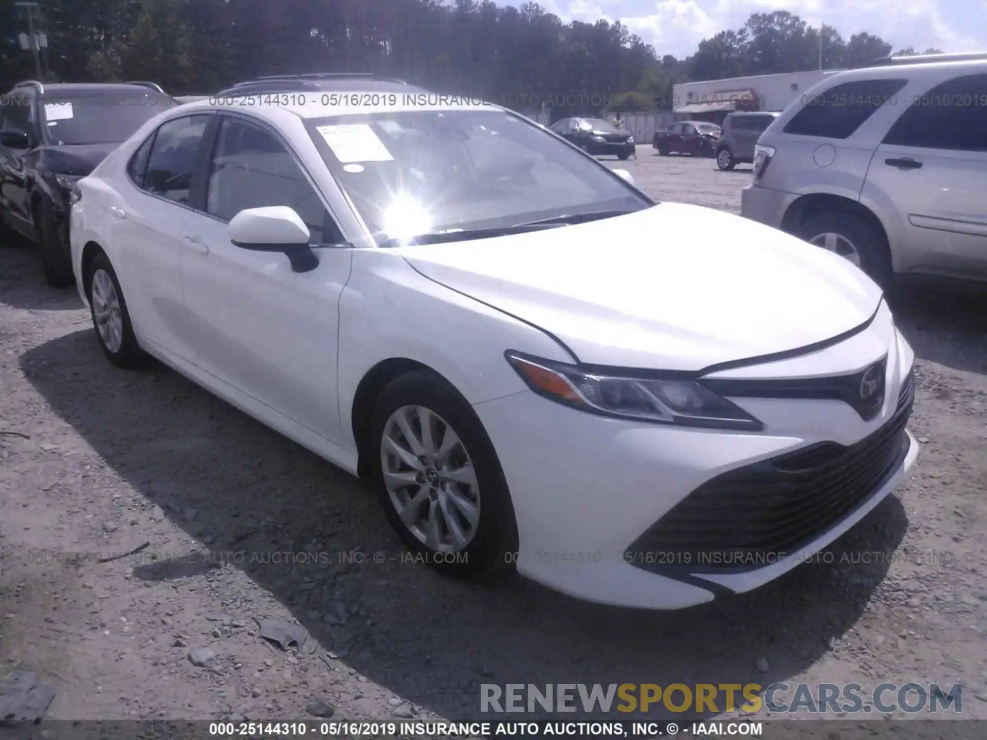 1 Photograph of a damaged car 4T1B11HK6KU709072 TOYOTA CAMRY 2019