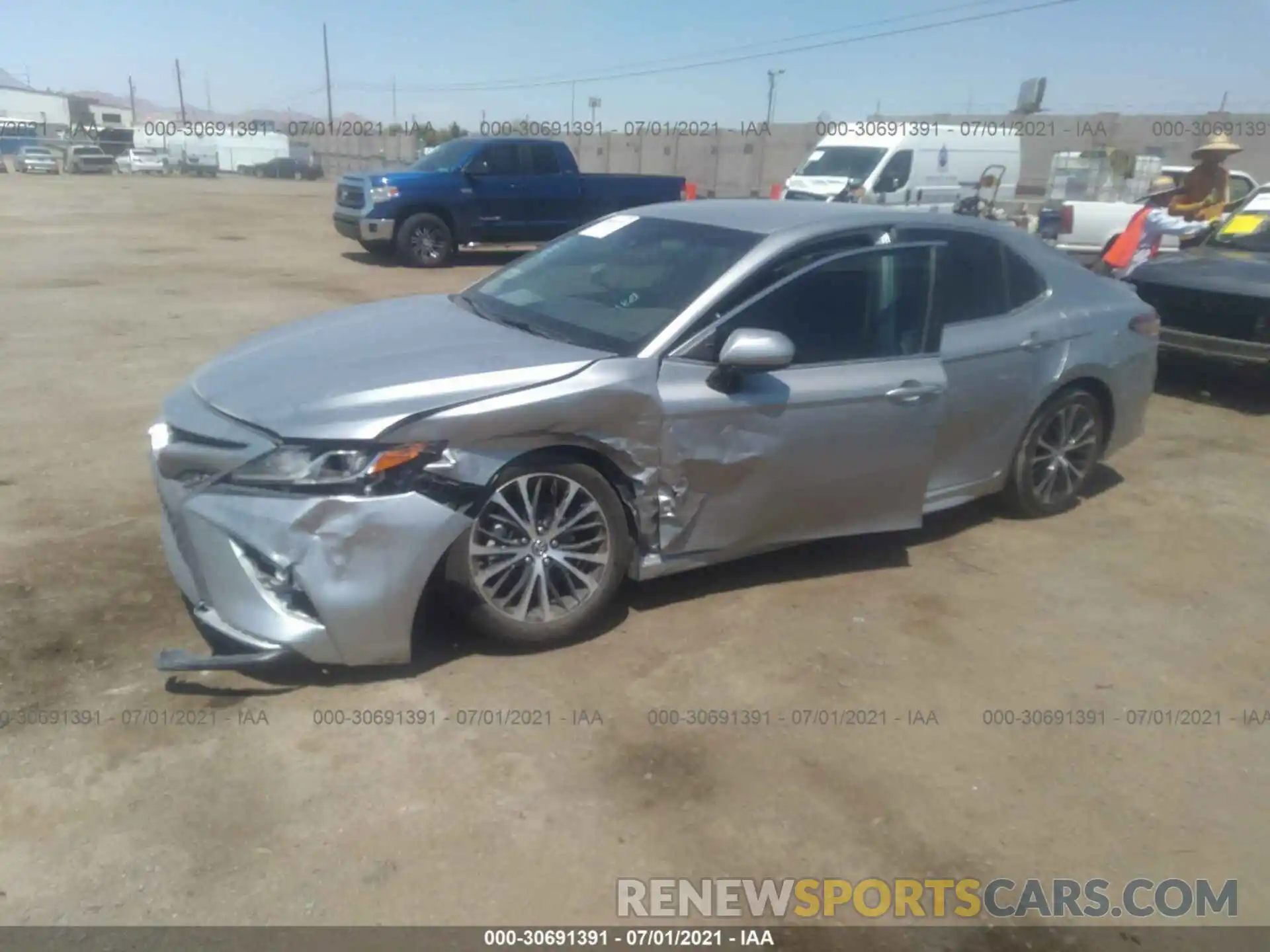 2 Photograph of a damaged car 4T1B11HK6KU711176 TOYOTA CAMRY 2019