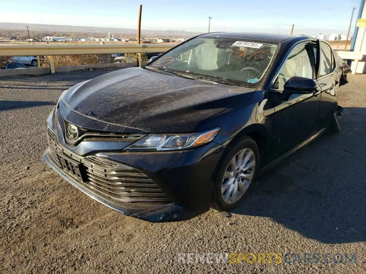 2 Photograph of a damaged car 4T1B11HK6KU711551 TOYOTA CAMRY 2019