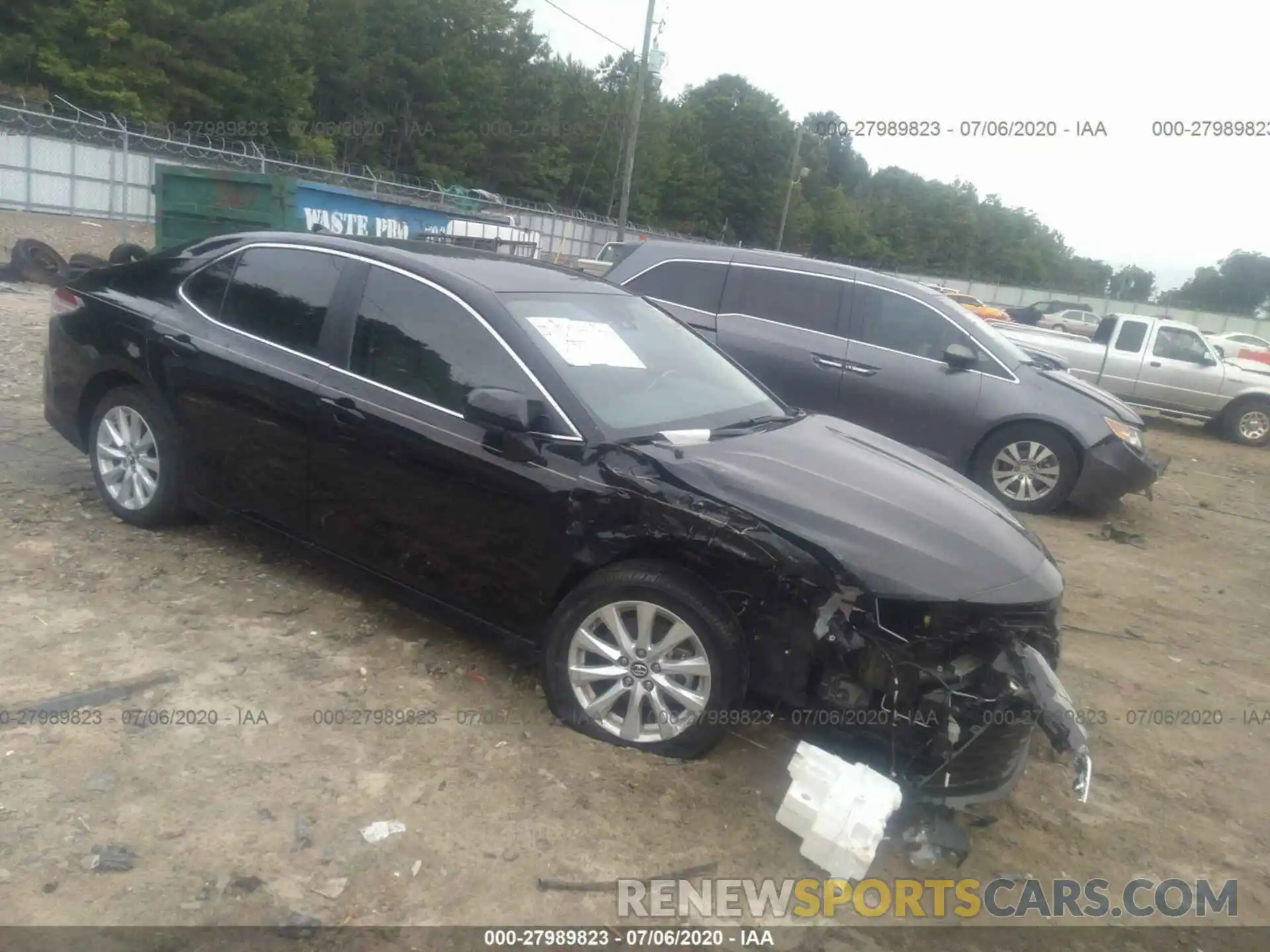 1 Photograph of a damaged car 4T1B11HK6KU711842 TOYOTA CAMRY 2019