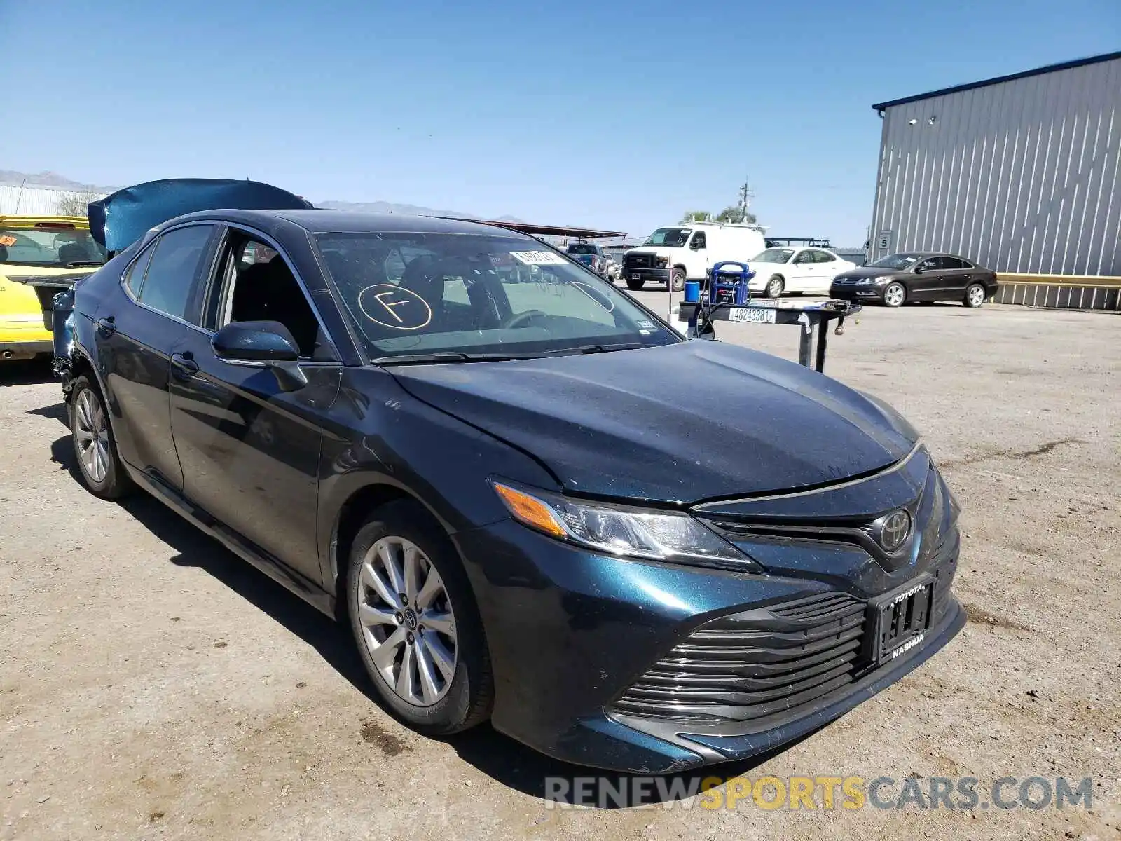 1 Photograph of a damaged car 4T1B11HK6KU714420 TOYOTA CAMRY 2019