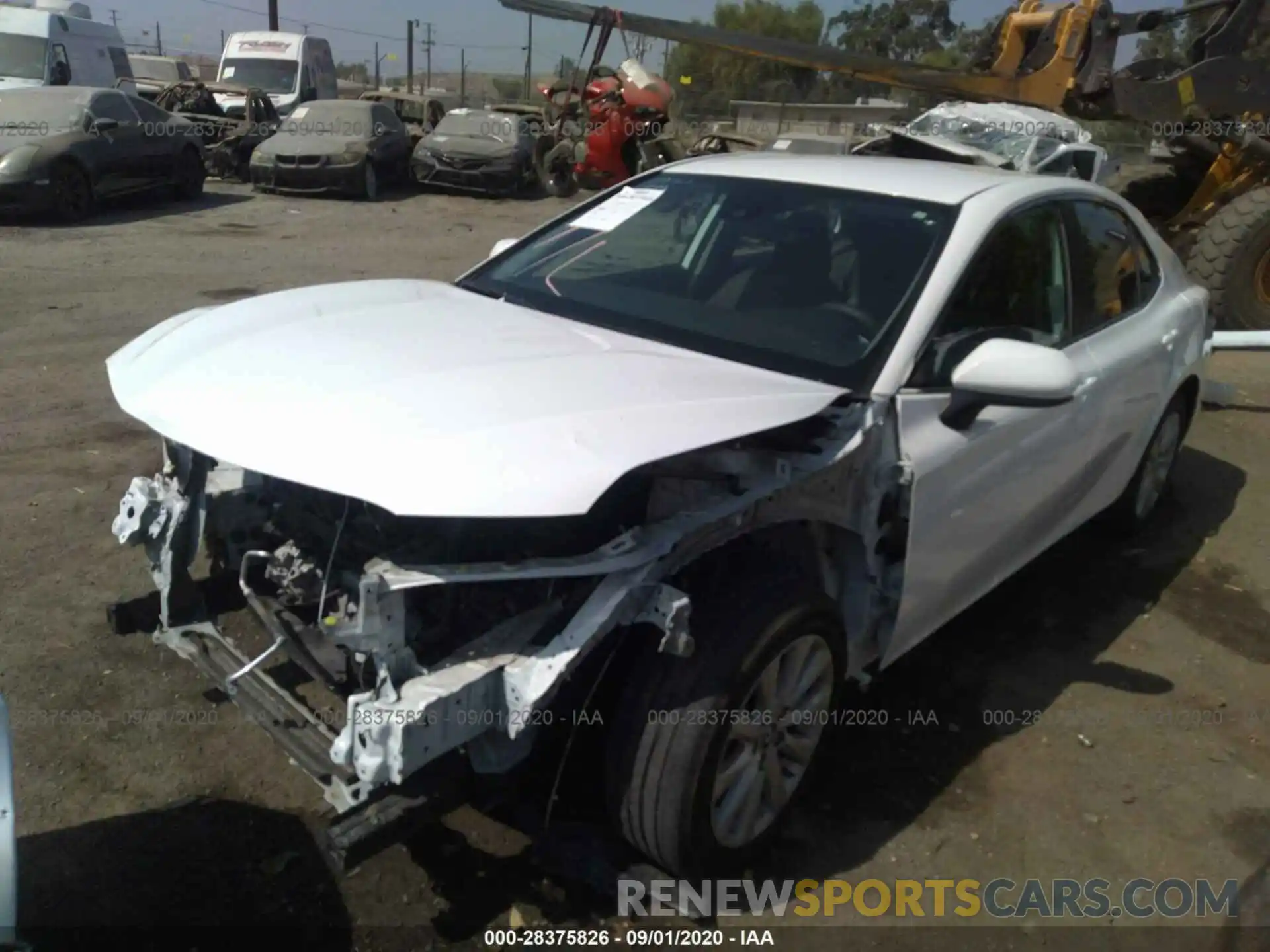 2 Photograph of a damaged car 4T1B11HK6KU714918 TOYOTA CAMRY 2019