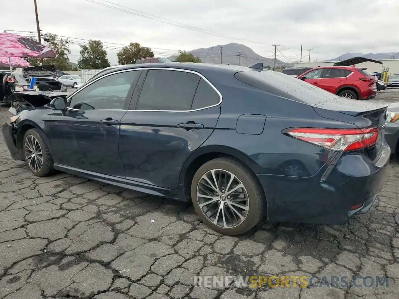 2 Photograph of a damaged car 4T1B11HK6KU717821 TOYOTA CAMRY 2019