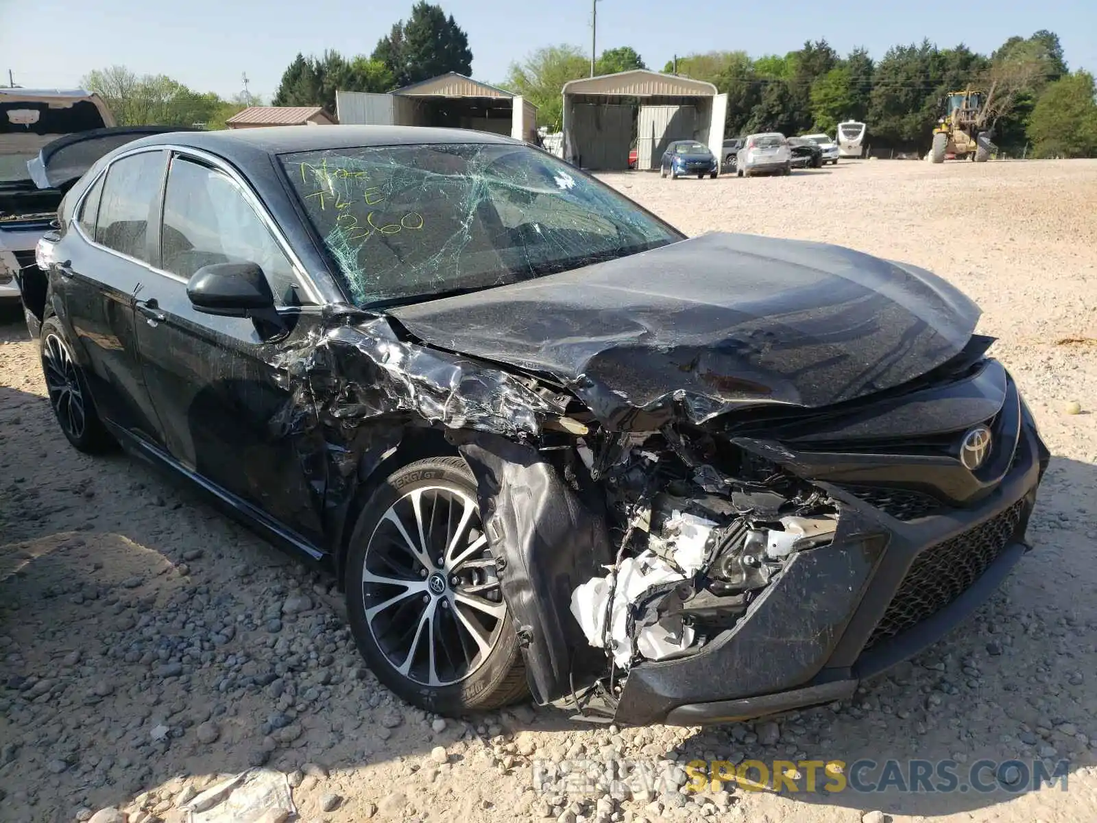 1 Photograph of a damaged car 4T1B11HK6KU717866 TOYOTA CAMRY 2019