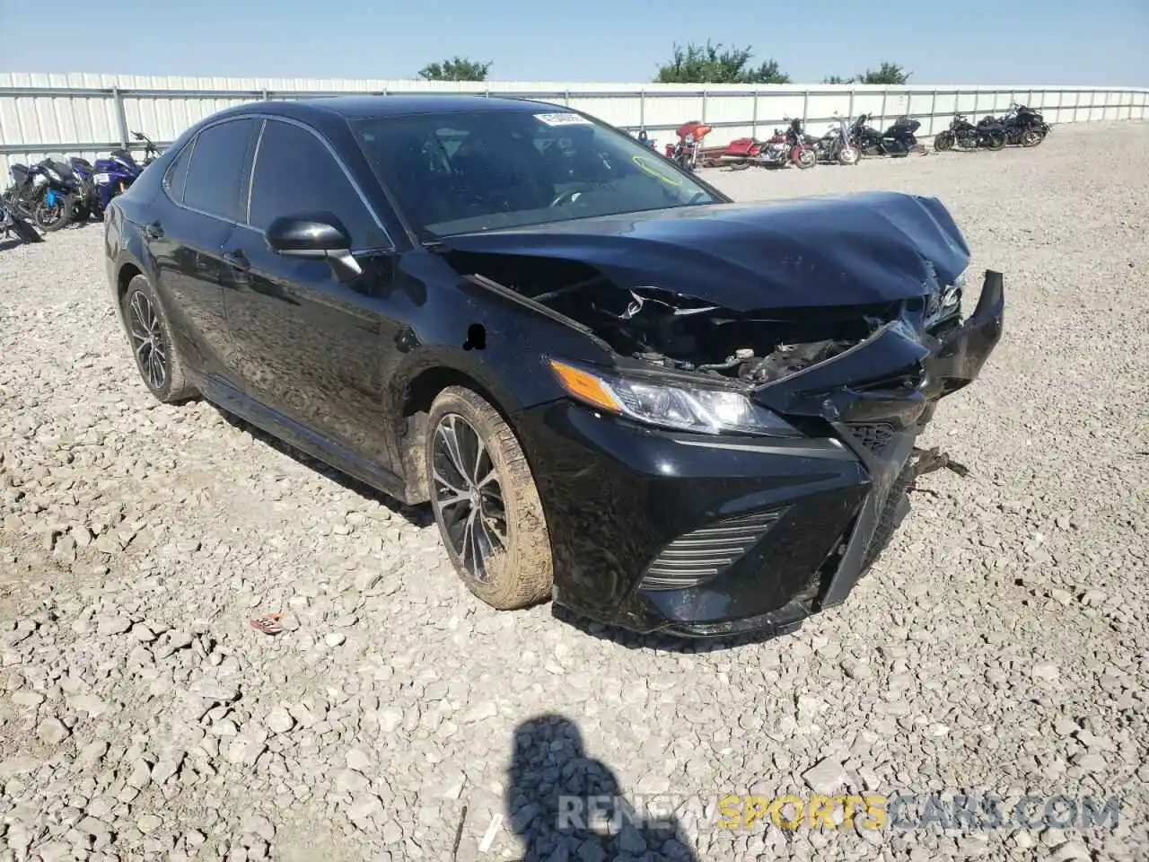 1 Photograph of a damaged car 4T1B11HK6KU718984 TOYOTA CAMRY 2019