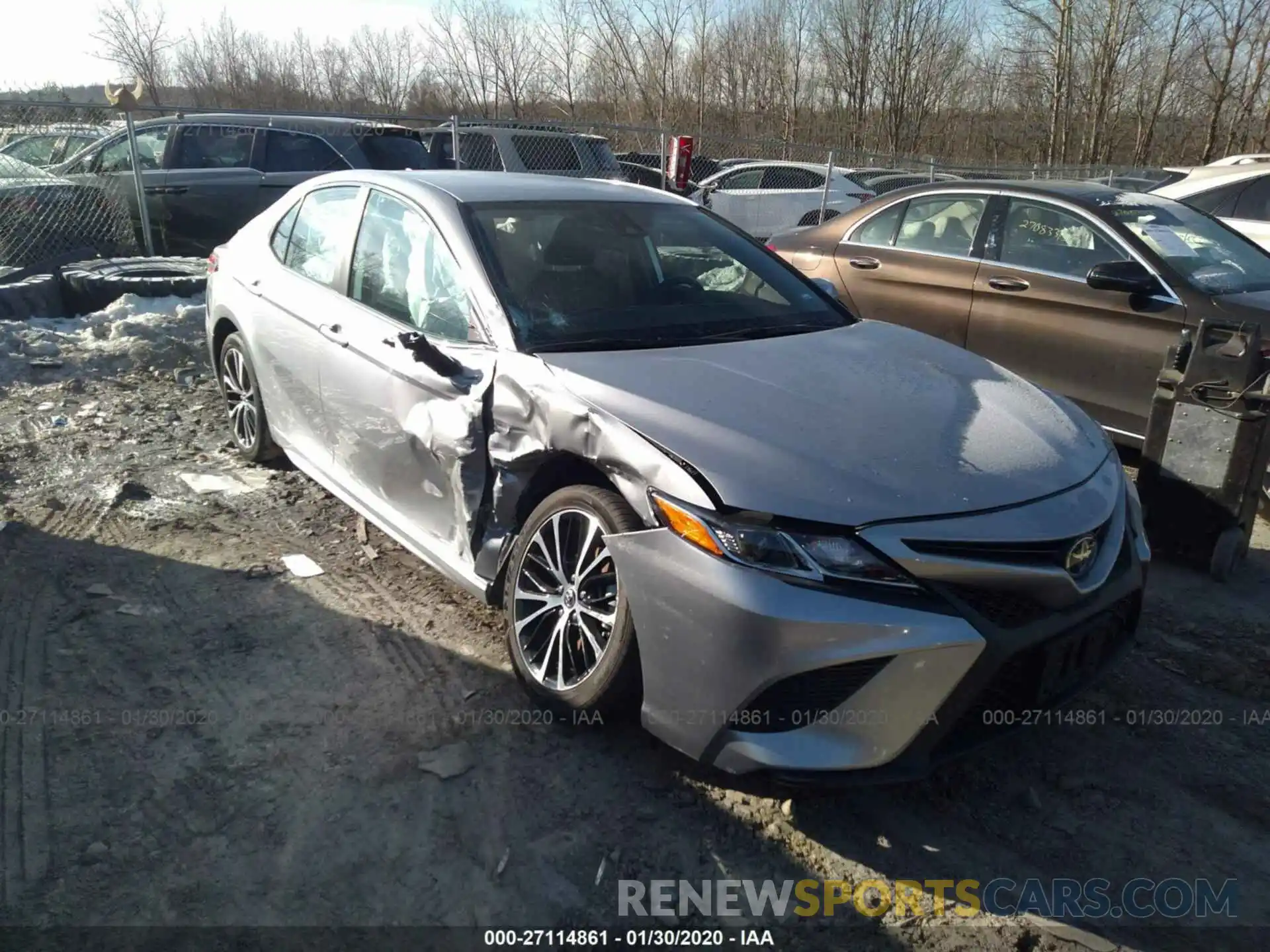 1 Photograph of a damaged car 4T1B11HK6KU719214 TOYOTA CAMRY 2019