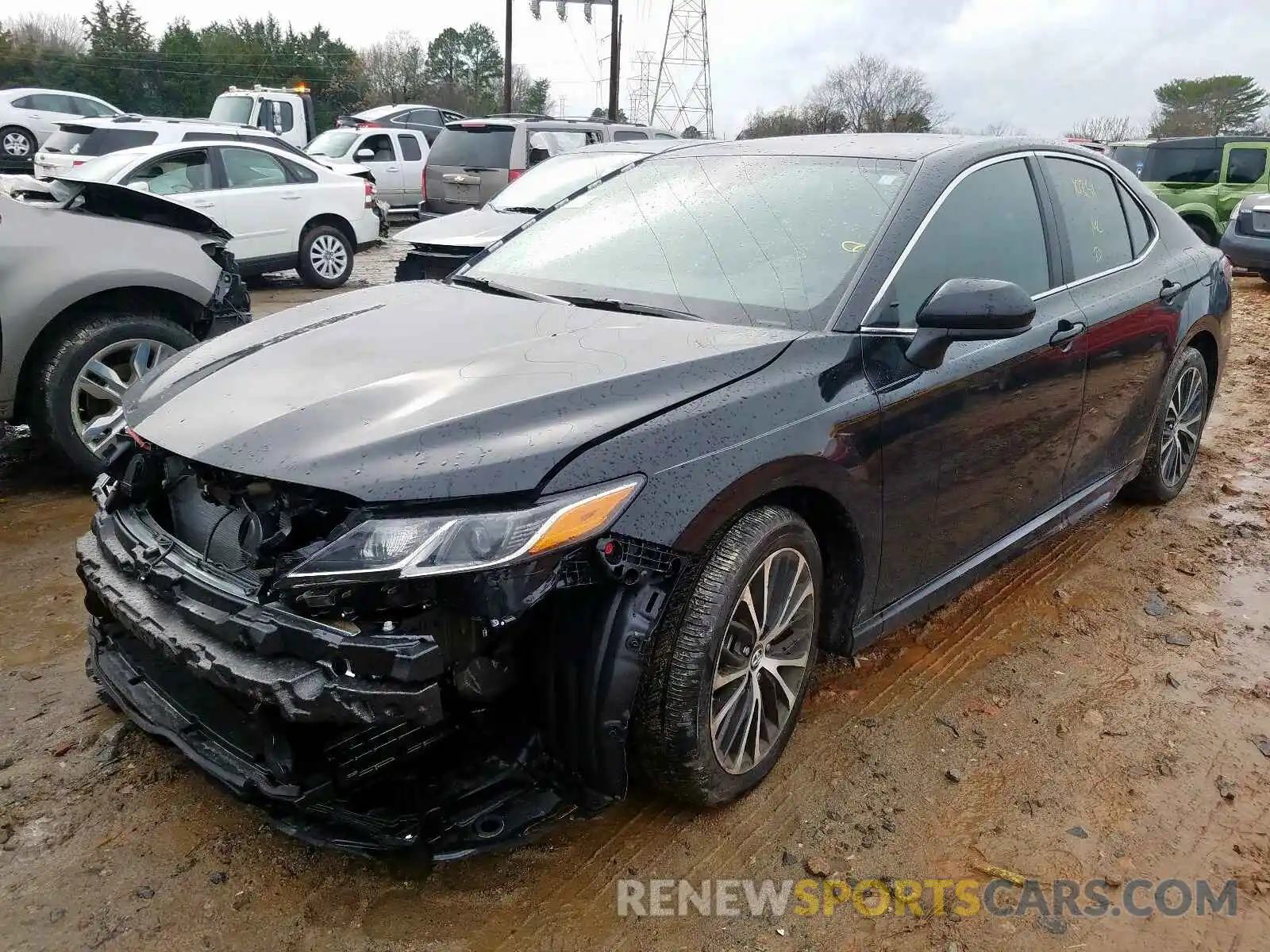 2 Photograph of a damaged car 4T1B11HK6KU720153 TOYOTA CAMRY 2019