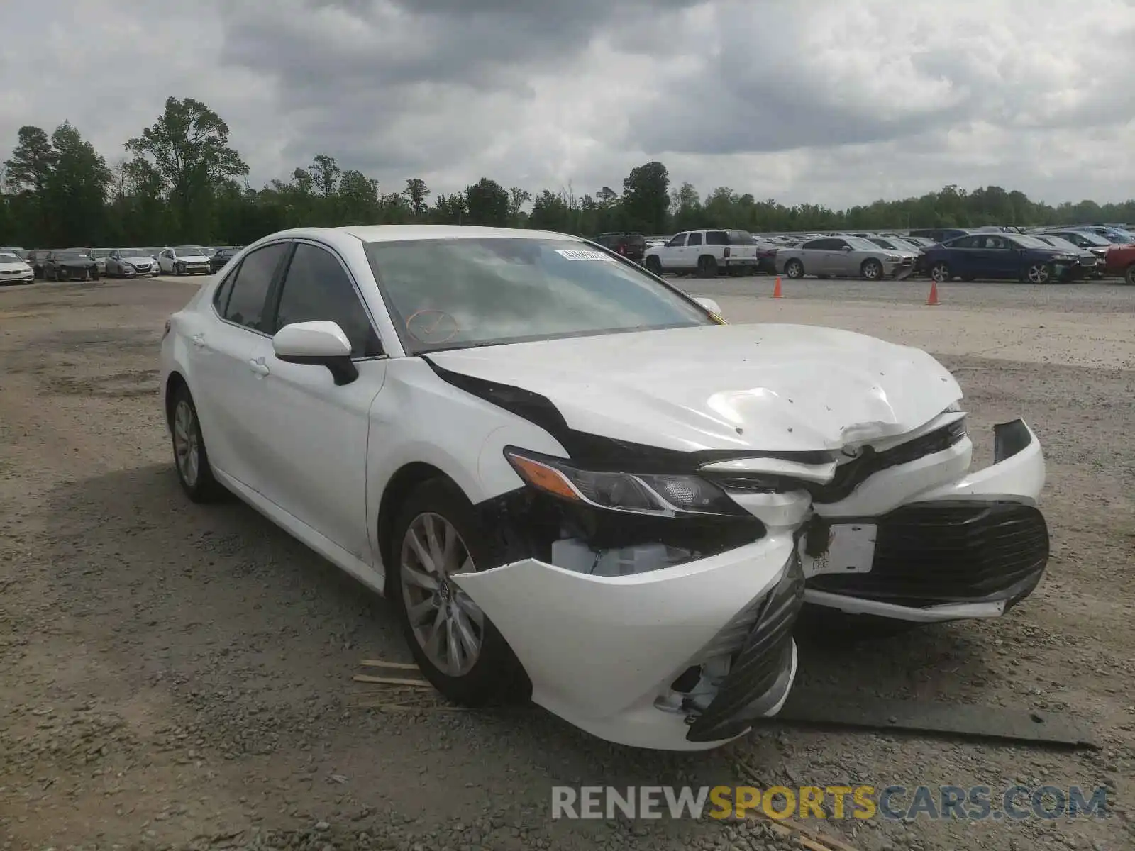 1 Photograph of a damaged car 4T1B11HK6KU721044 TOYOTA CAMRY 2019