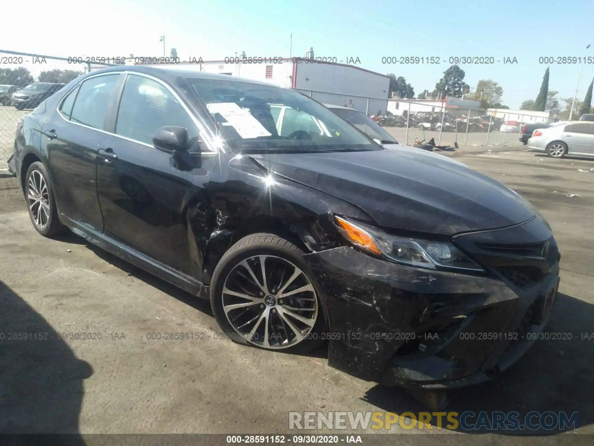 1 Photograph of a damaged car 4T1B11HK6KU722274 TOYOTA CAMRY 2019