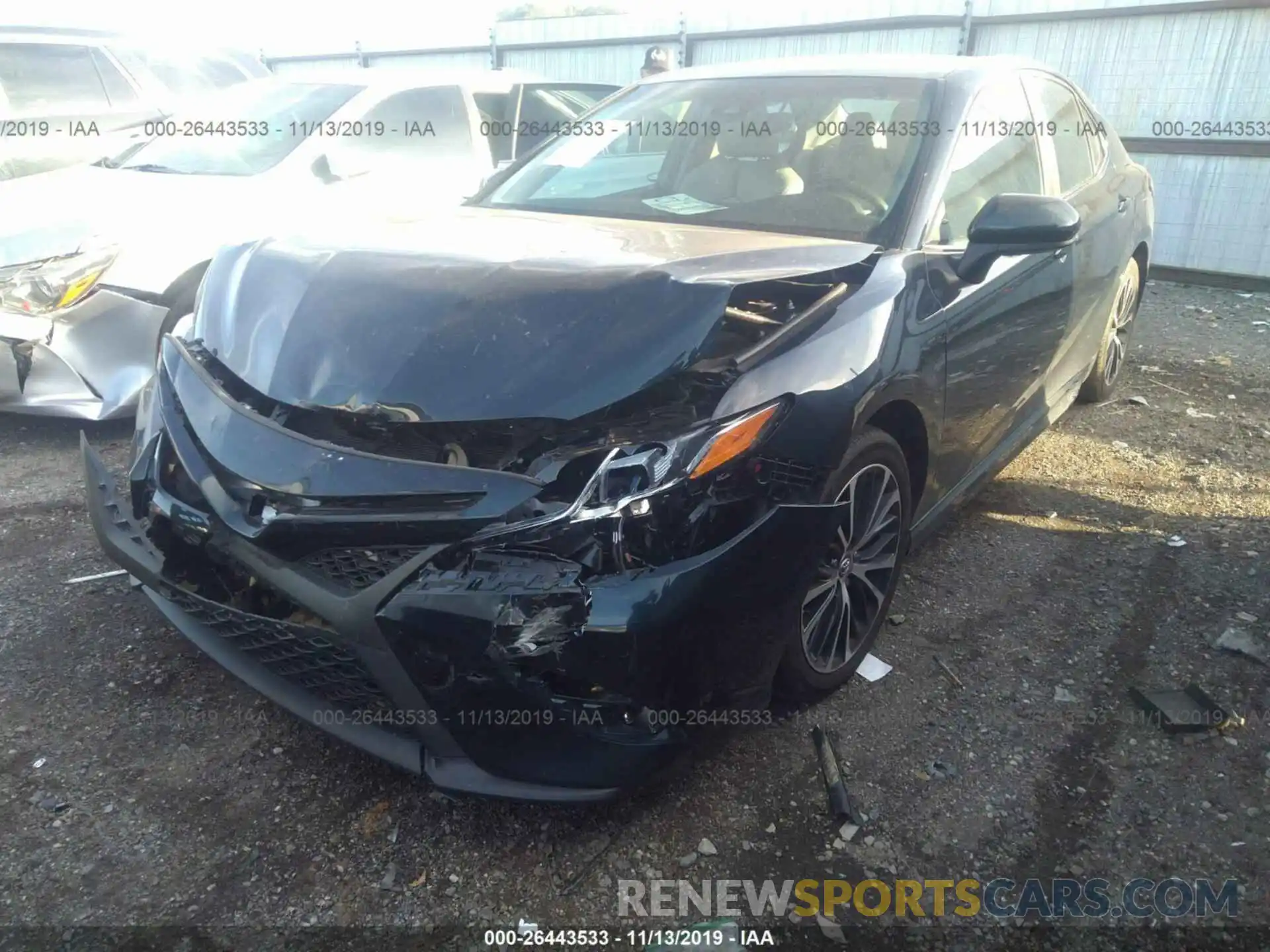 2 Photograph of a damaged car 4T1B11HK6KU723280 TOYOTA CAMRY 2019