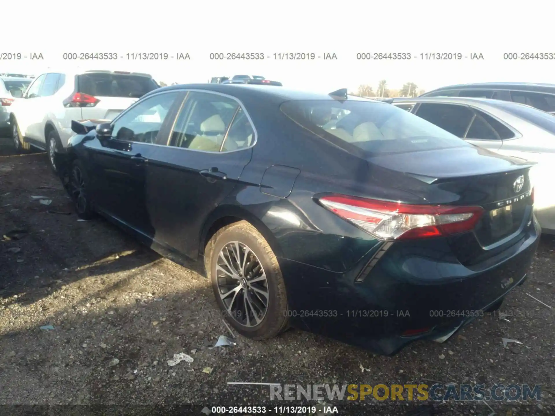 3 Photograph of a damaged car 4T1B11HK6KU723280 TOYOTA CAMRY 2019