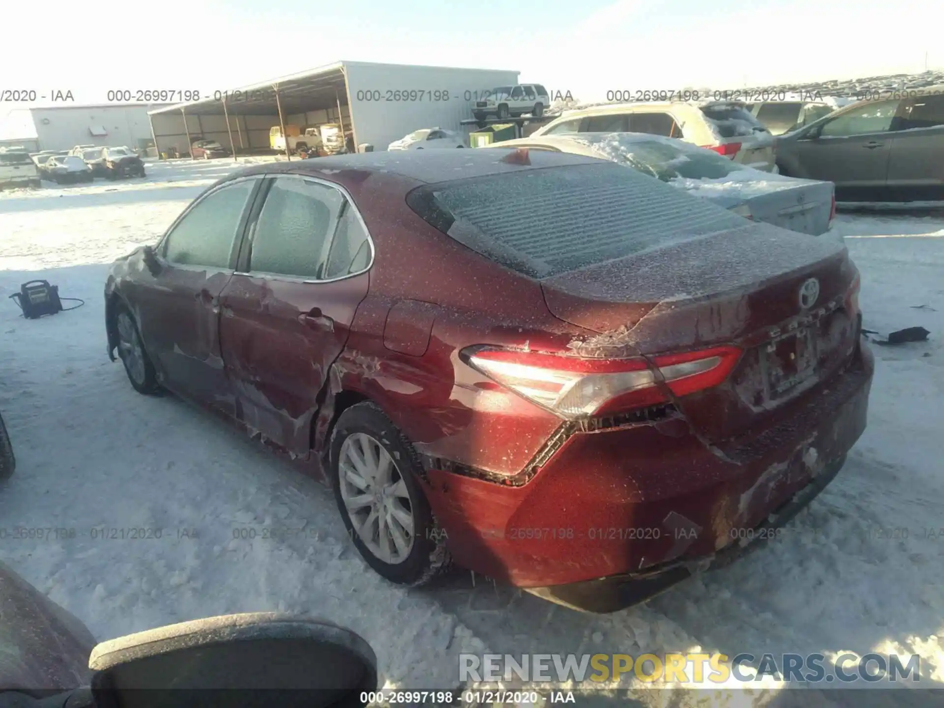 3 Photograph of a damaged car 4T1B11HK6KU724851 TOYOTA CAMRY 2019