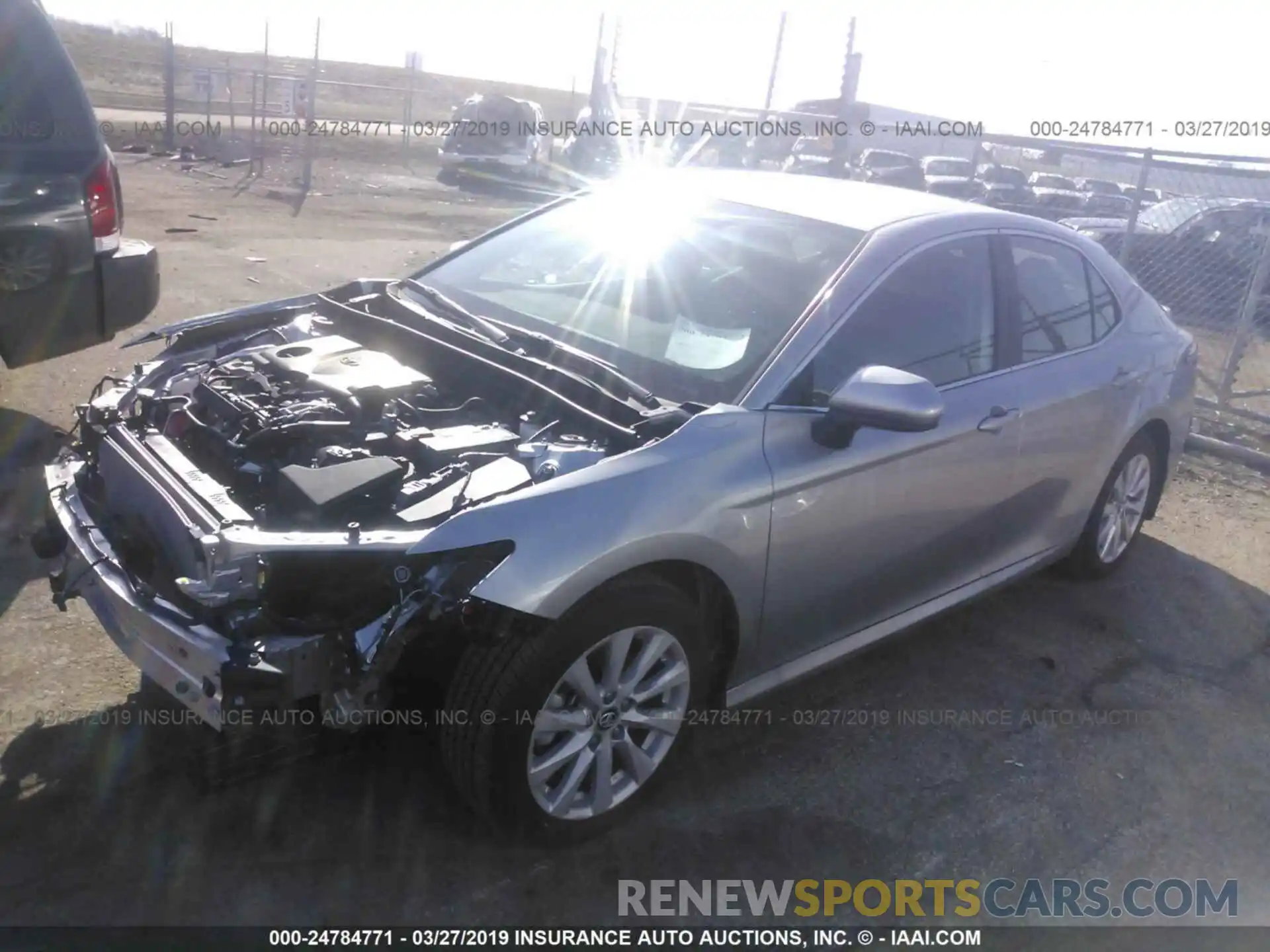 2 Photograph of a damaged car 4T1B11HK6KU726065 TOYOTA CAMRY 2019