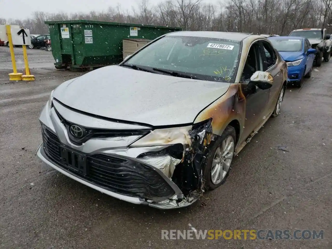 2 Photograph of a damaged car 4T1B11HK6KU727782 TOYOTA CAMRY 2019