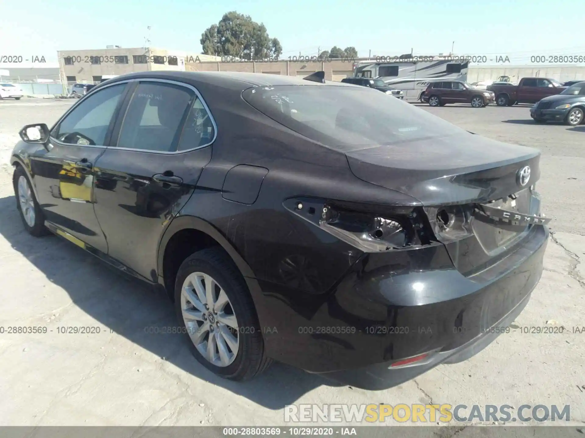 3 Photograph of a damaged car 4T1B11HK6KU728883 TOYOTA CAMRY 2019