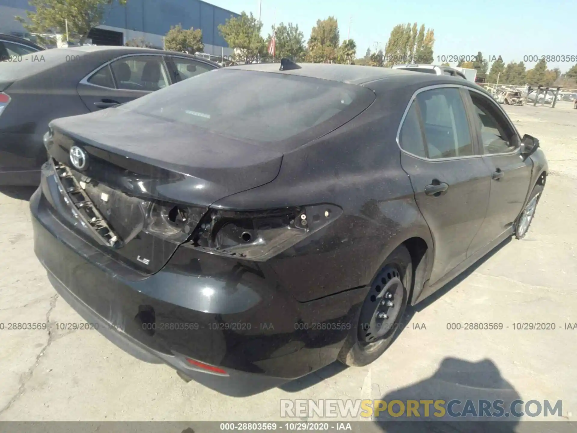 4 Фотография поврежденного автомобиля 4T1B11HK6KU728883 TOYOTA CAMRY 2019