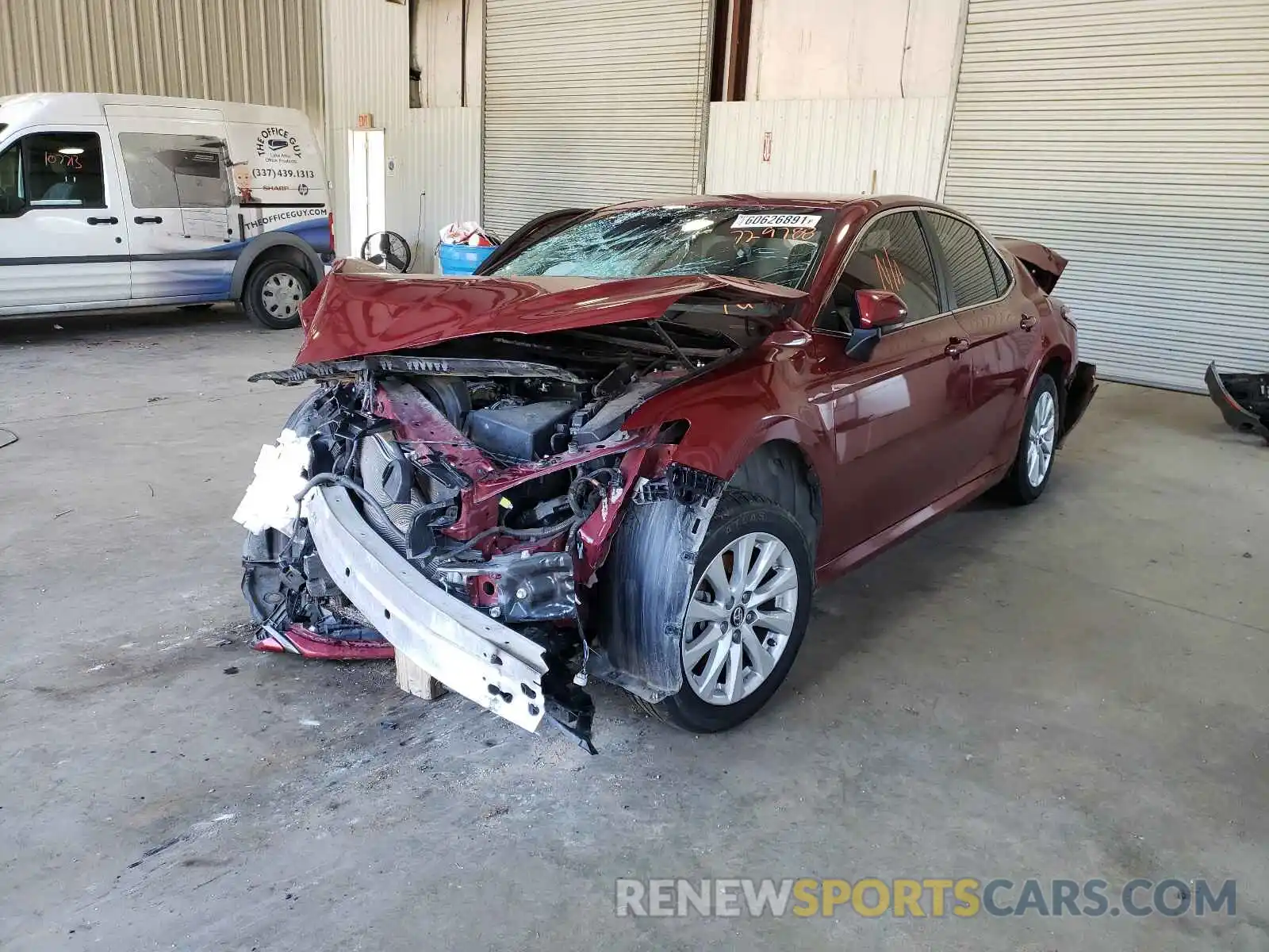 2 Photograph of a damaged car 4T1B11HK6KU729788 TOYOTA CAMRY 2019