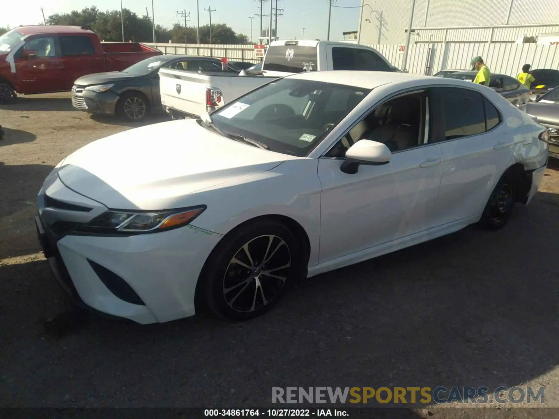 2 Photograph of a damaged car 4T1B11HK6KU730777 TOYOTA CAMRY 2019