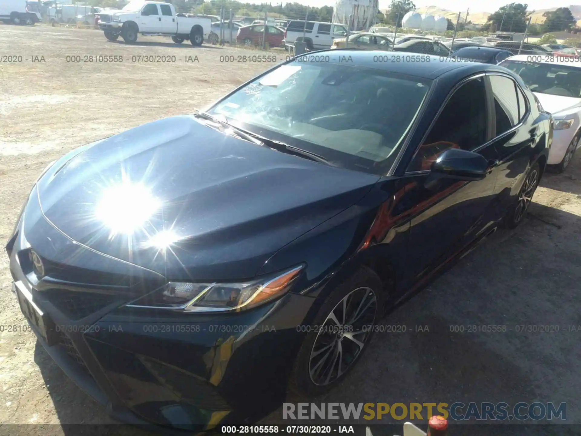 2 Photograph of a damaged car 4T1B11HK6KU735591 TOYOTA CAMRY 2019