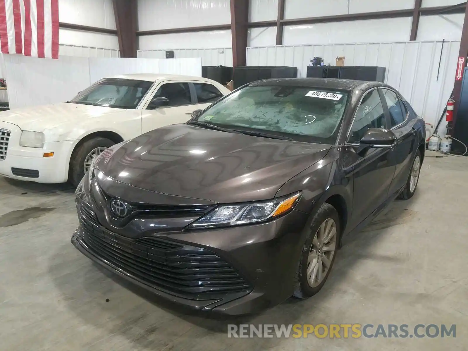 2 Photograph of a damaged car 4T1B11HK6KU737308 TOYOTA CAMRY 2019