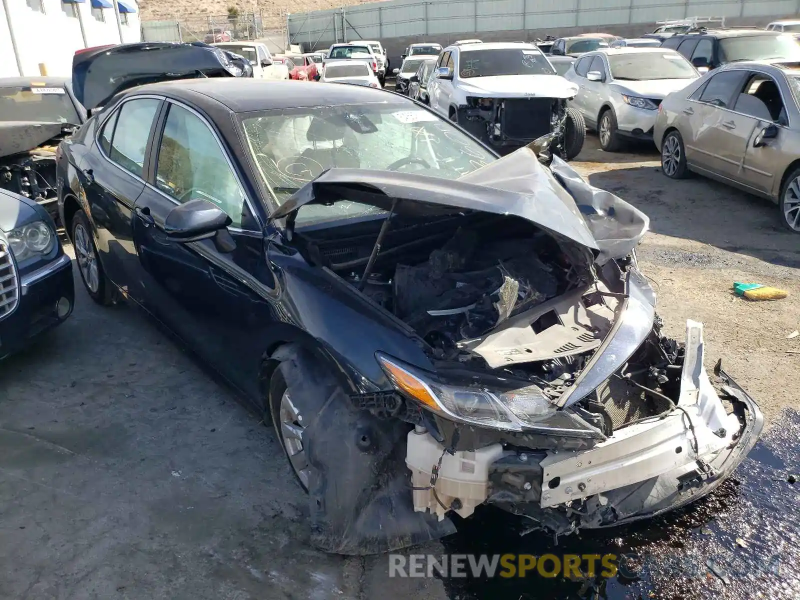 1 Photograph of a damaged car 4T1B11HK6KU741133 TOYOTA CAMRY 2019