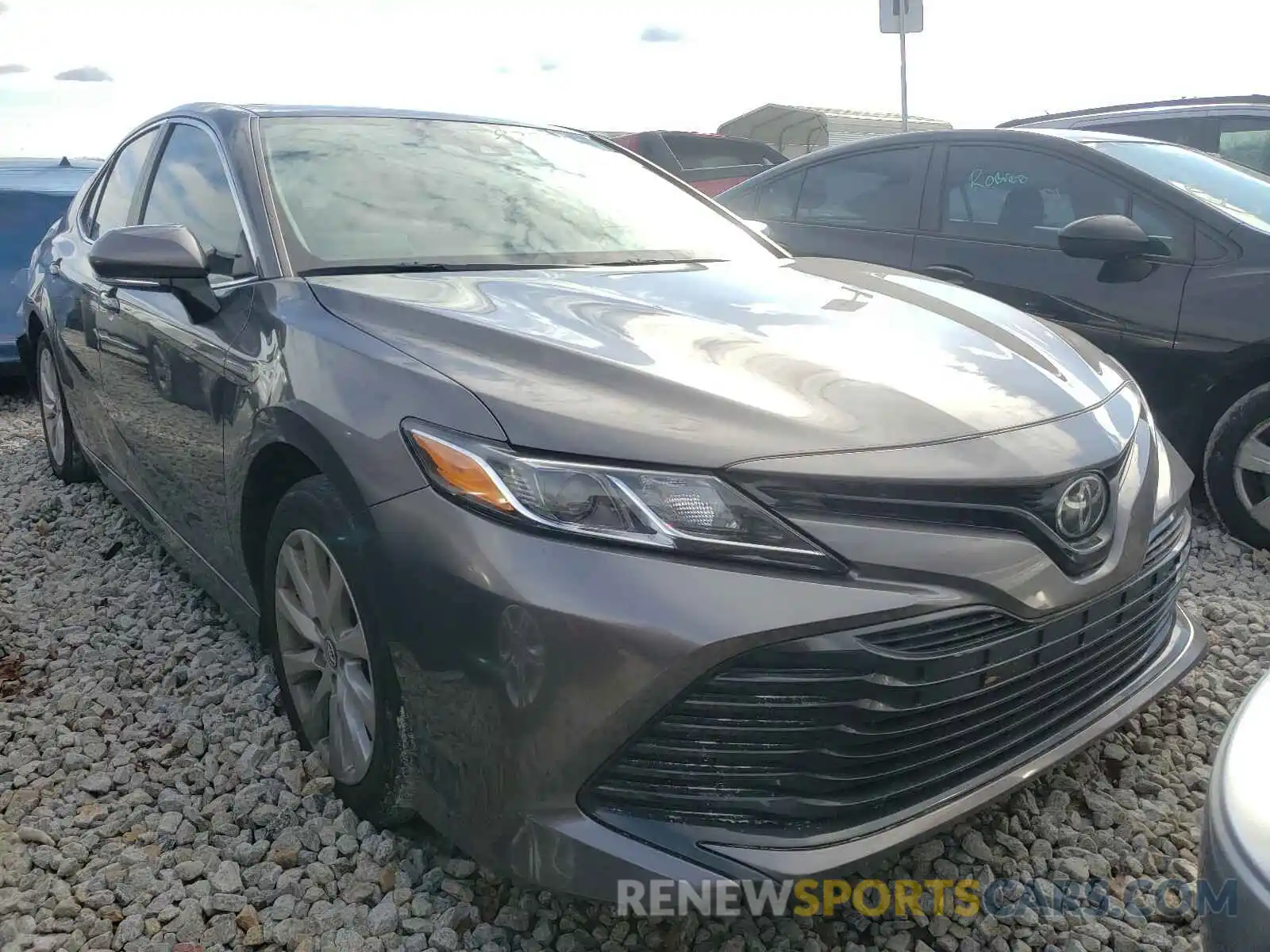 1 Photograph of a damaged car 4T1B11HK6KU741455 TOYOTA CAMRY 2019