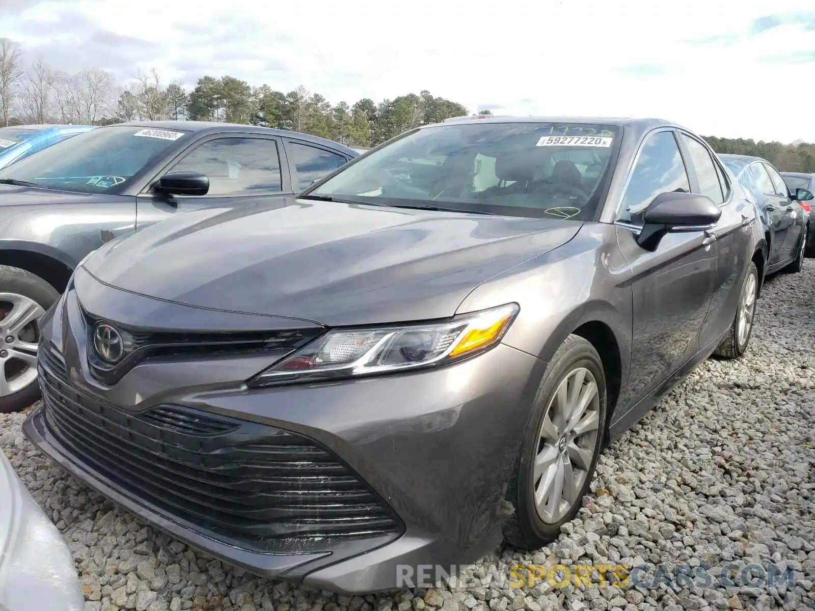 2 Photograph of a damaged car 4T1B11HK6KU741455 TOYOTA CAMRY 2019