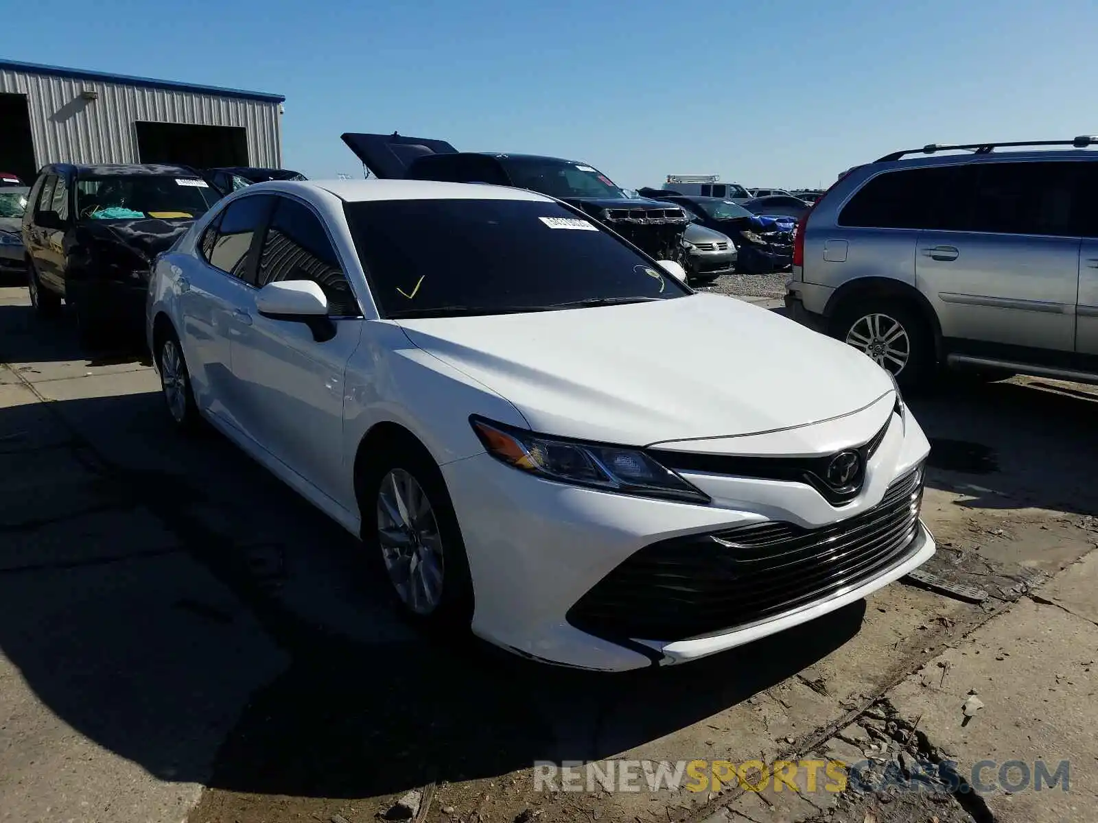 1 Photograph of a damaged car 4T1B11HK6KU742508 TOYOTA CAMRY 2019