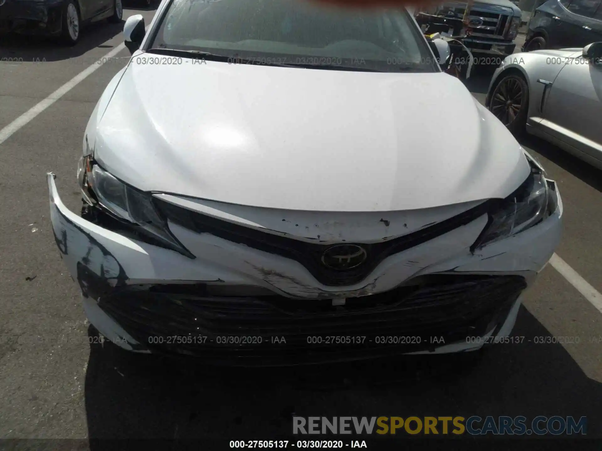 6 Photograph of a damaged car 4T1B11HK6KU747613 TOYOTA CAMRY 2019