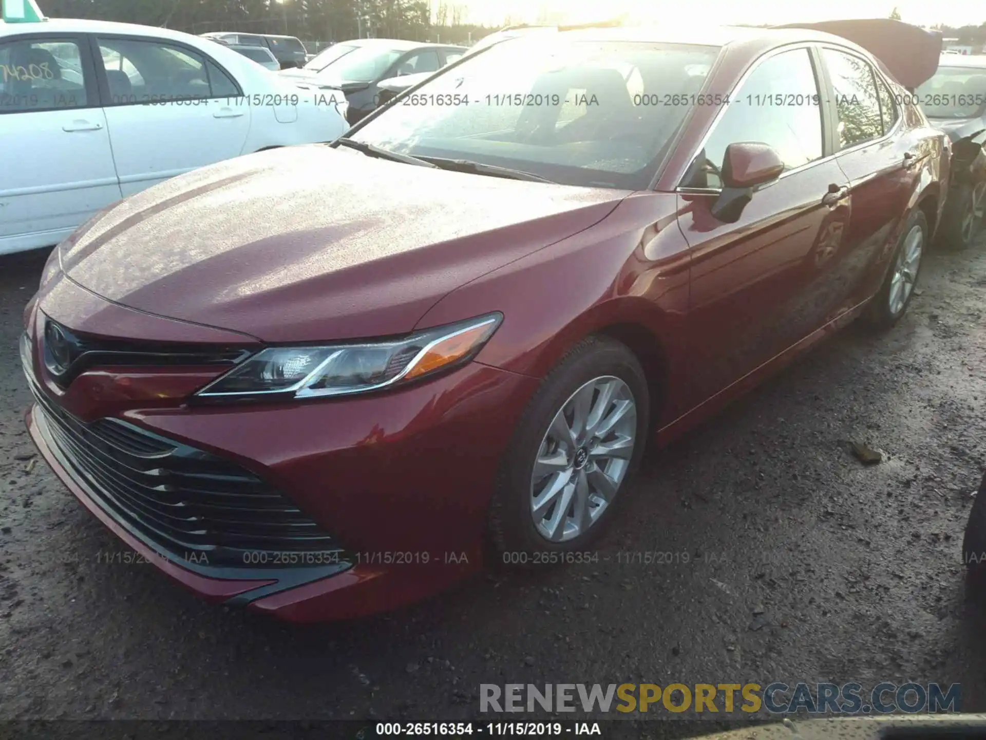 2 Photograph of a damaged car 4T1B11HK6KU747627 TOYOTA CAMRY 2019