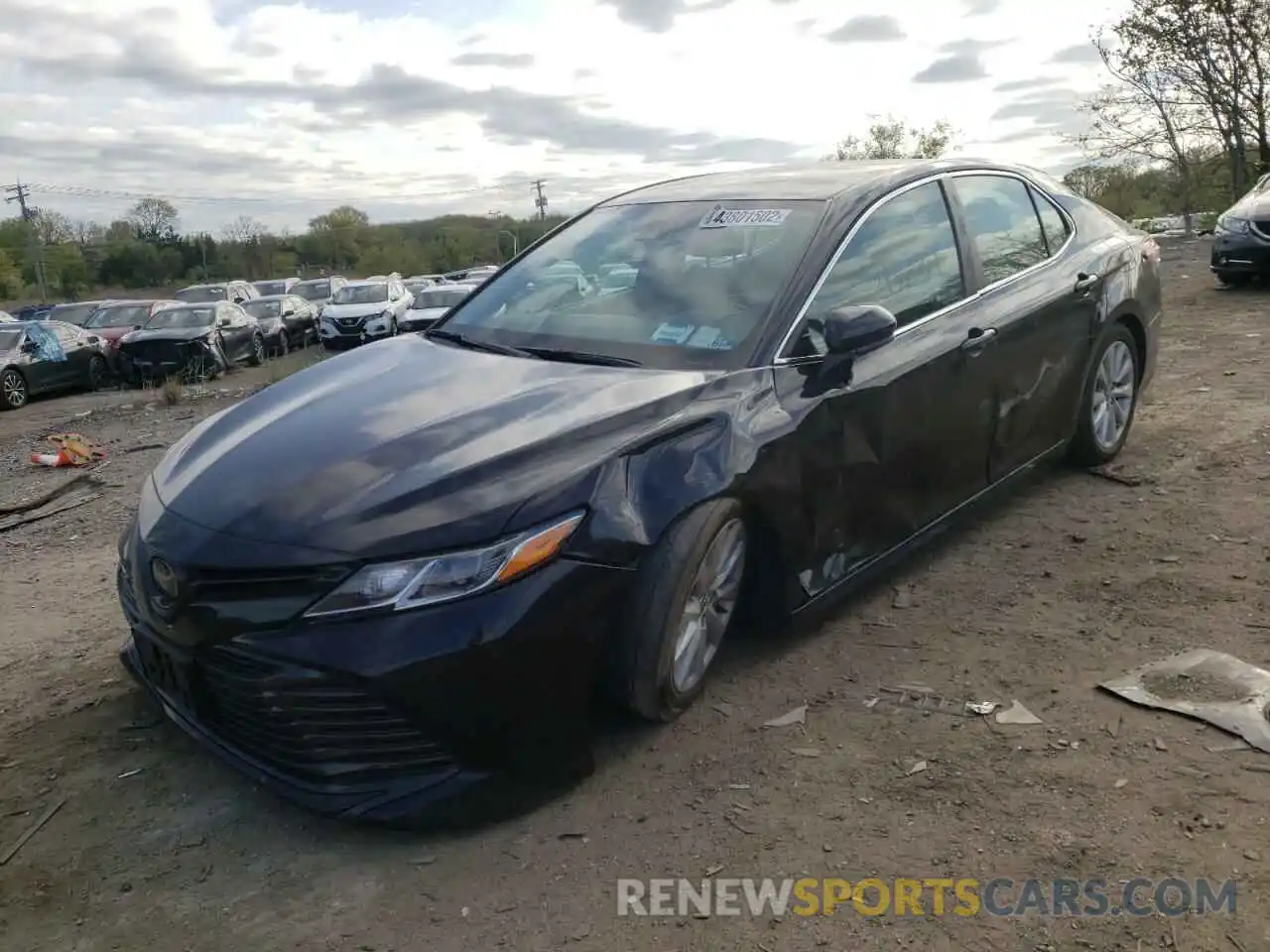 2 Photograph of a damaged car 4T1B11HK6KU749085 TOYOTA CAMRY 2019