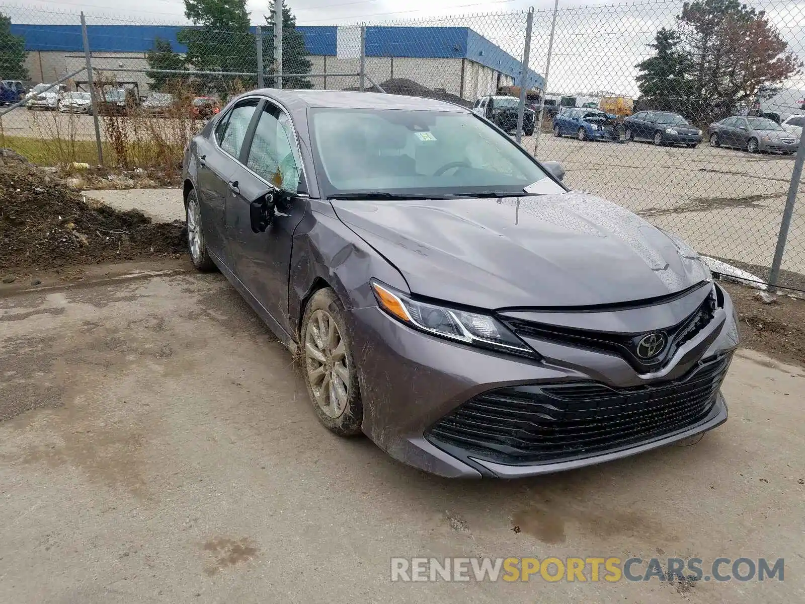 1 Photograph of a damaged car 4T1B11HK6KU749622 TOYOTA CAMRY 2019