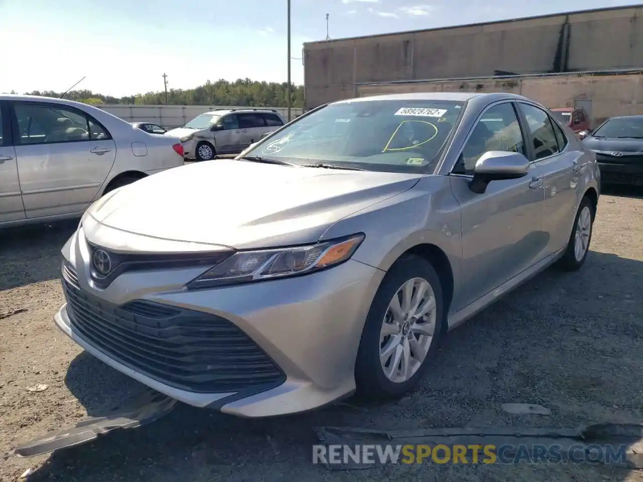 2 Photograph of a damaged car 4T1B11HK6KU749801 TOYOTA CAMRY 2019