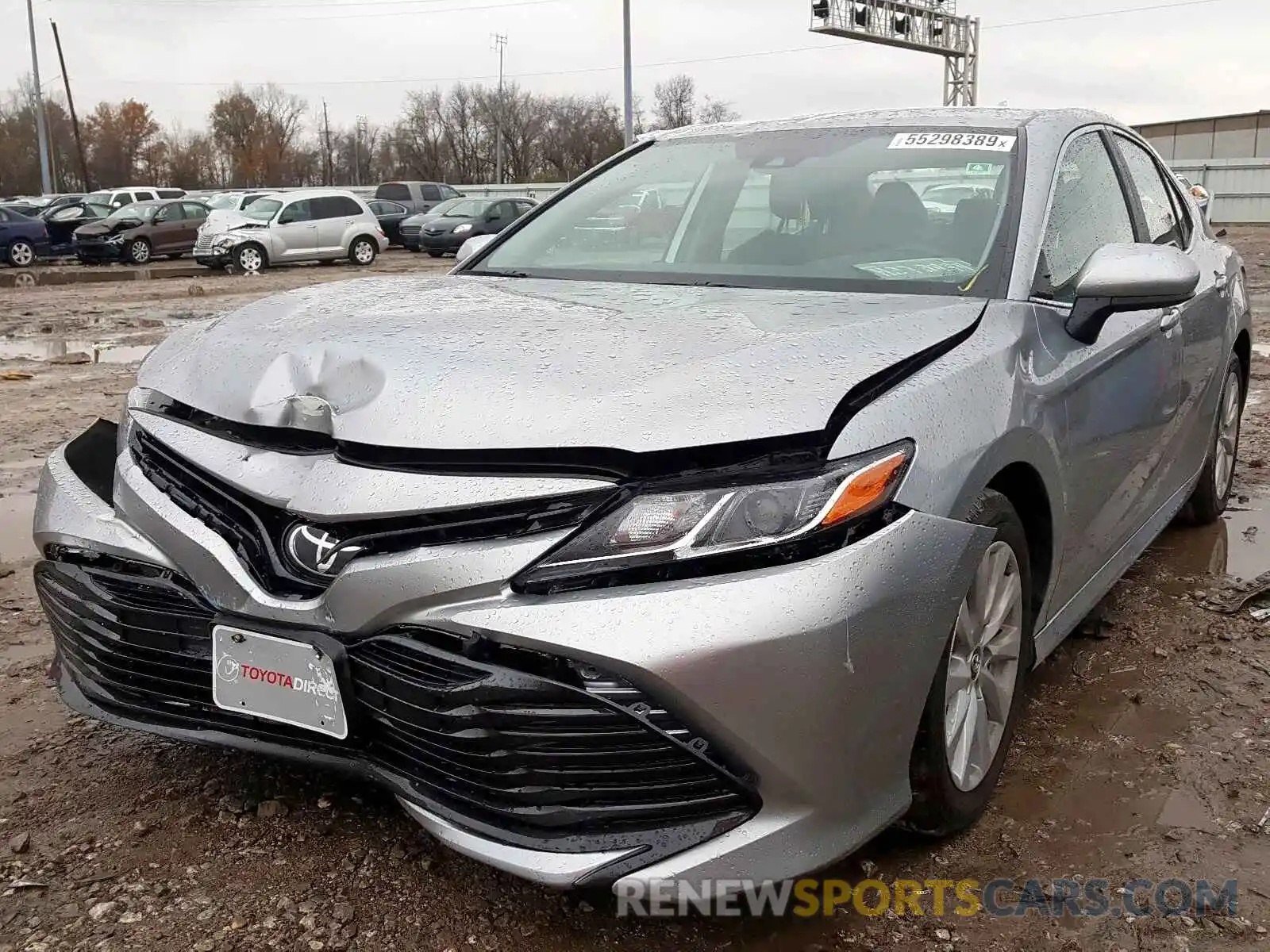 2 Photograph of a damaged car 4T1B11HK6KU751581 TOYOTA CAMRY 2019