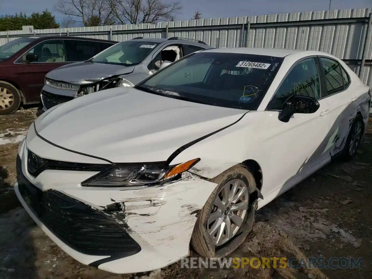 2 Photograph of a damaged car 4T1B11HK6KU756019 TOYOTA CAMRY 2019